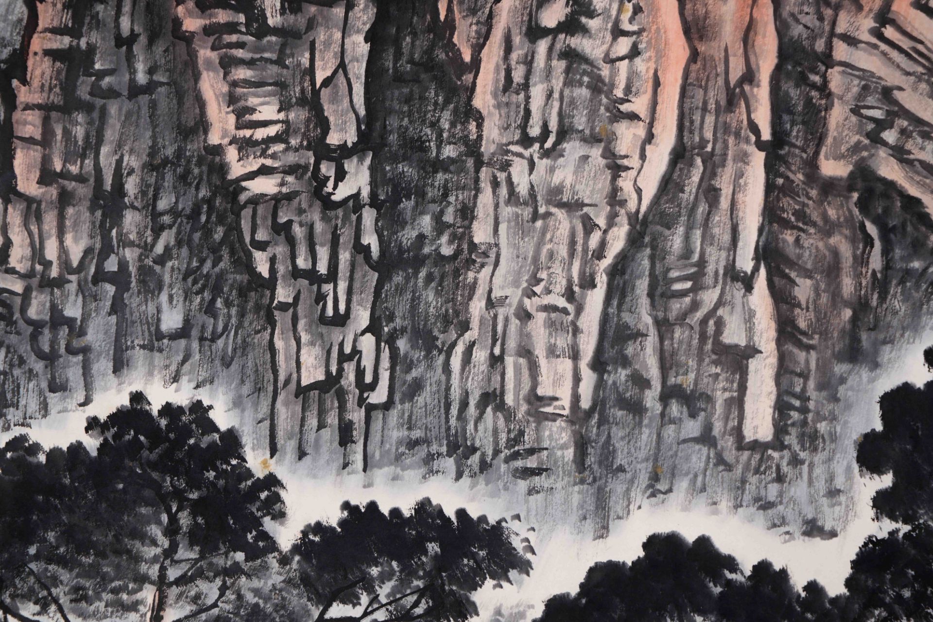A Chinese Scroll Painting by Li Keran - Image 5 of 11