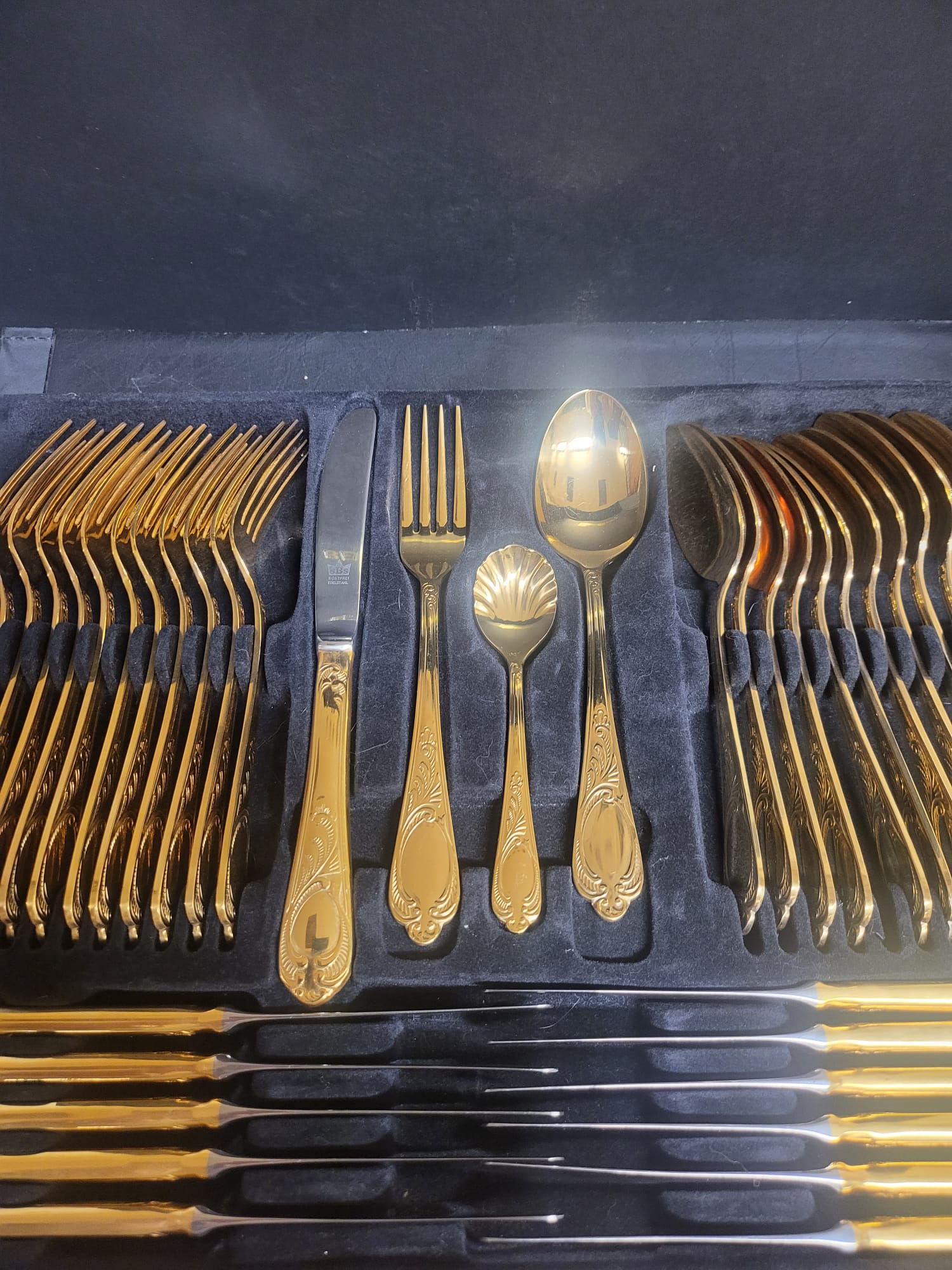 Canteen of Gold Plated Cutlery - Image 5 of 5