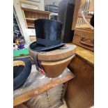 Top Hat in Leather Case - Inverness Retailer