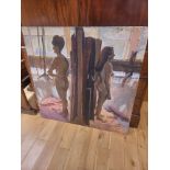 Large Original Nude Painting - no reserve