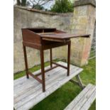 Mahogany Fold over Artist's Desk