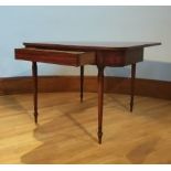 Scottish Mahogany Fold-over Tea Table c 1820