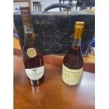 Two bottles of vintage Cognac