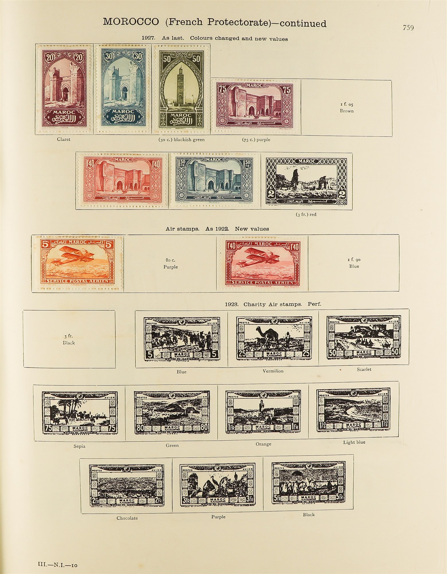 COLLECTIONS & ACCUMULATIONS PAIR OF S.G. NEW IDEAL ALBUMS for Foreign countries to 1936, with a - Image 7 of 11