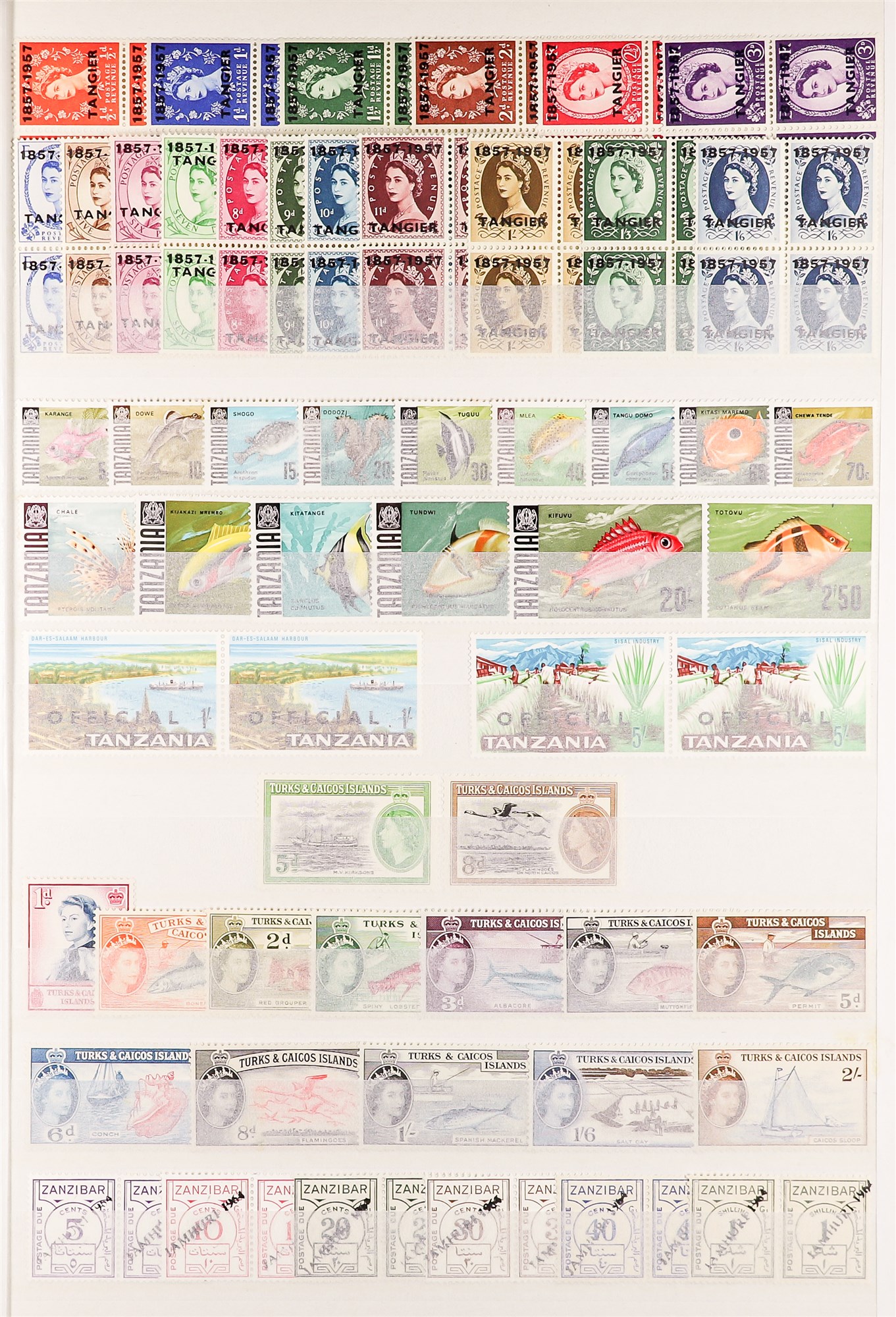 COLLECTIONS & ACCUMULATIONS COMMONWEALTH - QEII NEVER HINGED OR FINE MINT COLLECTION incl. Aden - Image 11 of 11