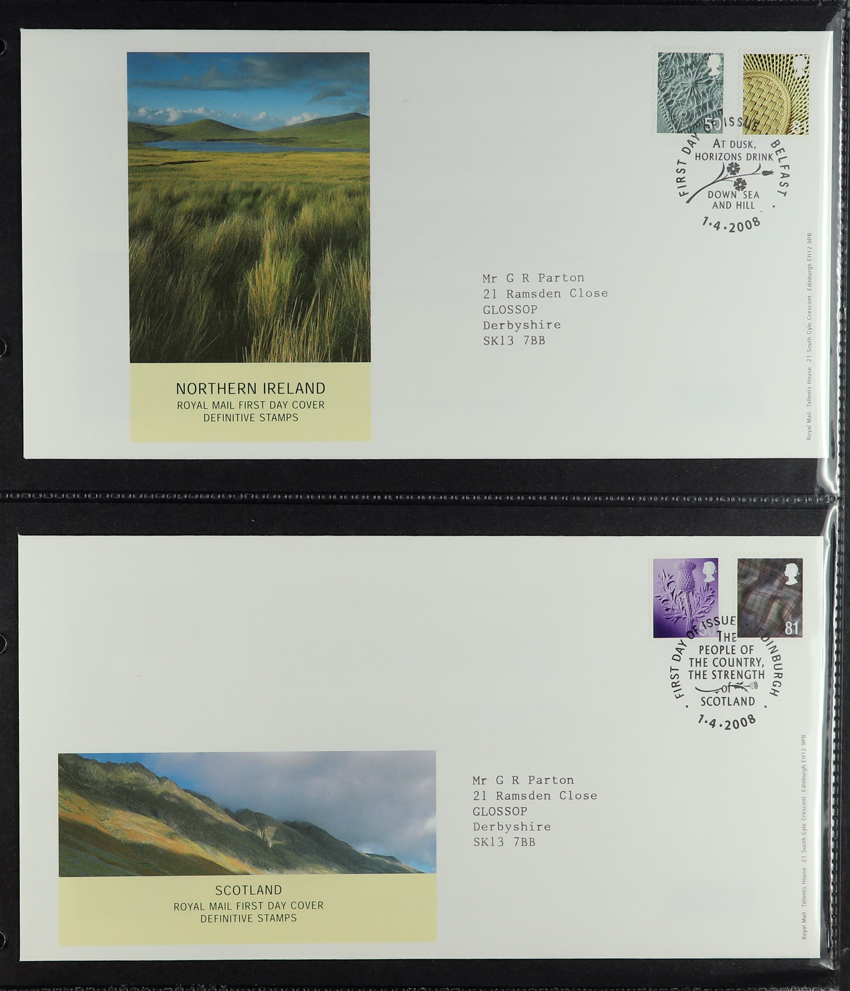 GB.FIRST DAY COVERS 1986-2010 a very clean collection in twenty albums, with Bureau and non-Bureau