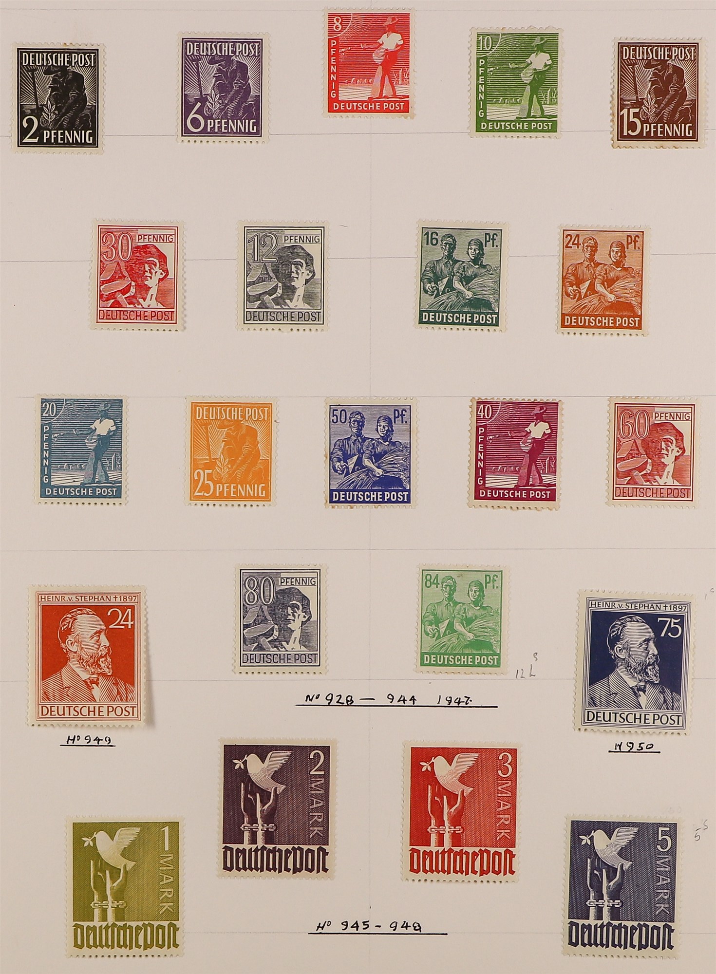 GERMANY 1922-59 COLLECTION of mint (much is never hinged) and used in an album, incl. 1926-31 Air - Image 35 of 38