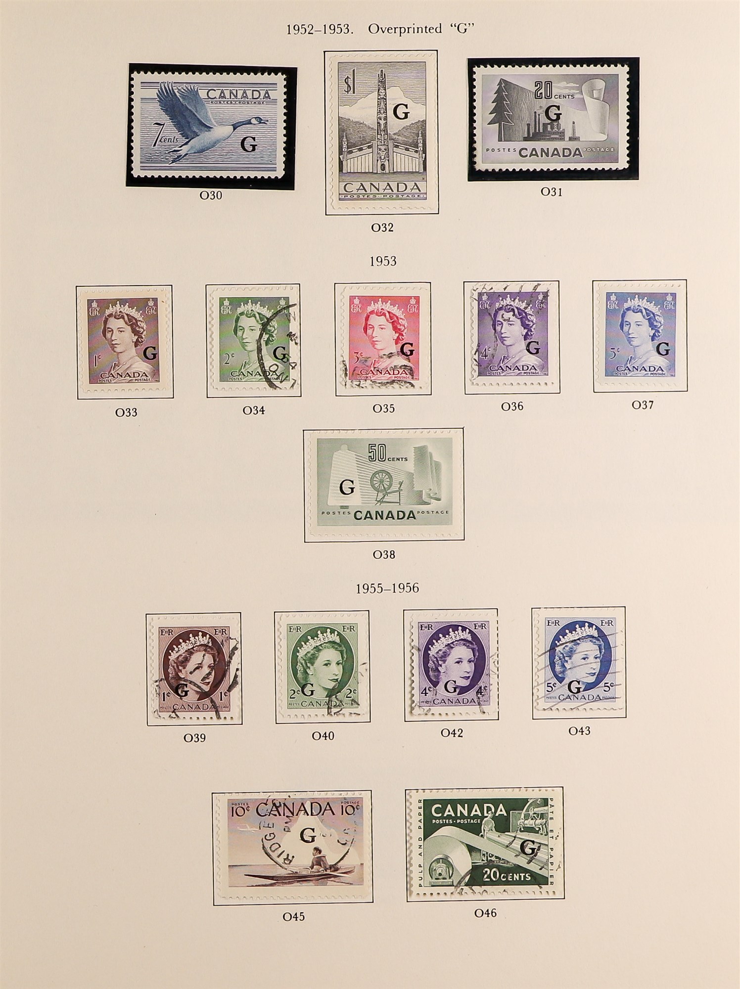 CANADA 1859-1971 COLLECTION of mint and used in an album, incl. 1868-90 3c, 6c, 12½c & 15c Large - Image 8 of 10