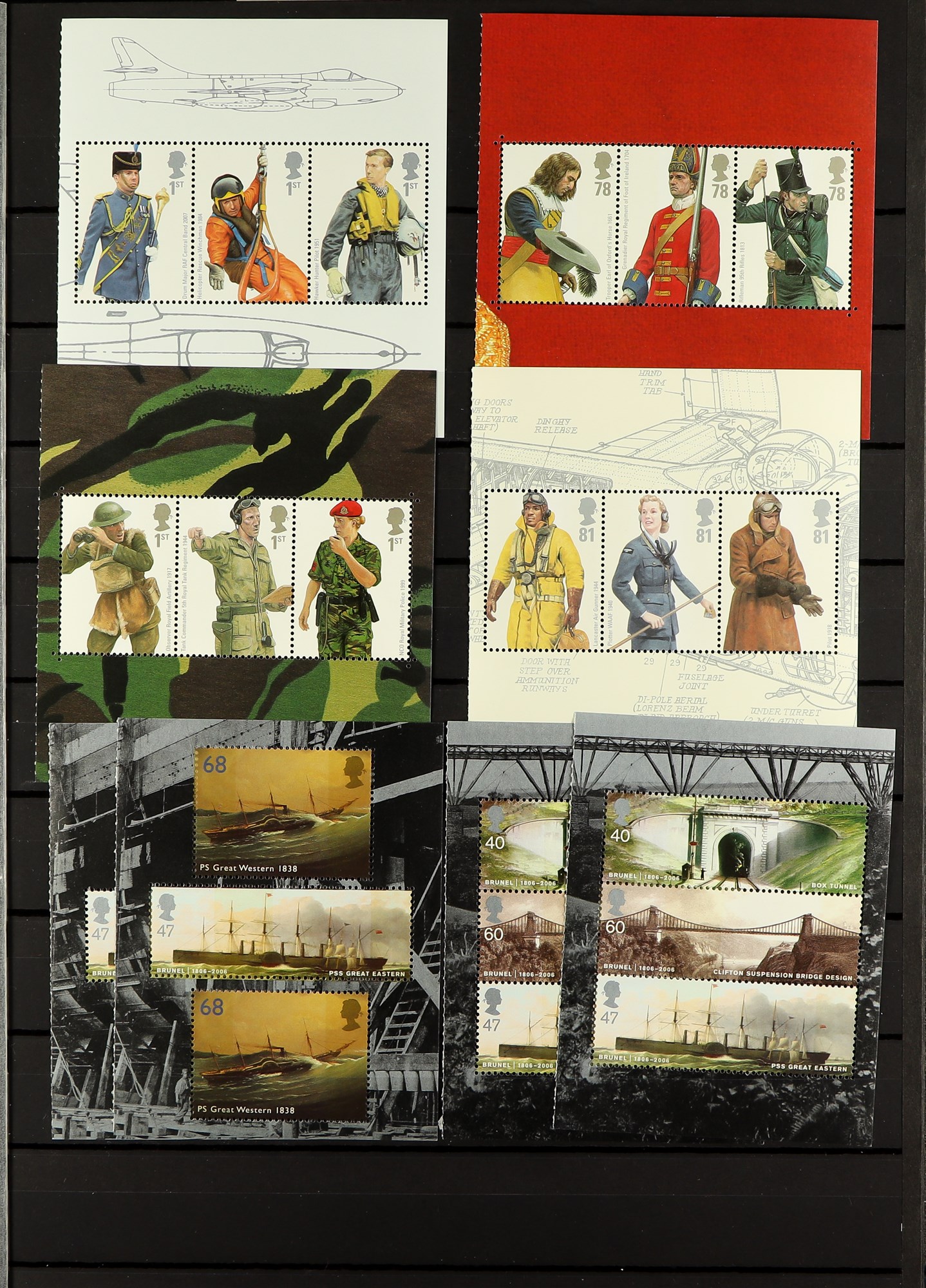 GB.ELIZABETH II MINT SELECTION IN ALBUM Includes gutter pairs, booklets, 2001 Submarine booklet - Image 3 of 9