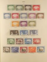 COLLECTIONS & ACCUMULATIONS COMMONWEALTH KGVI MINT COLLECTION IN A CROWN ALBUM well filled incl.