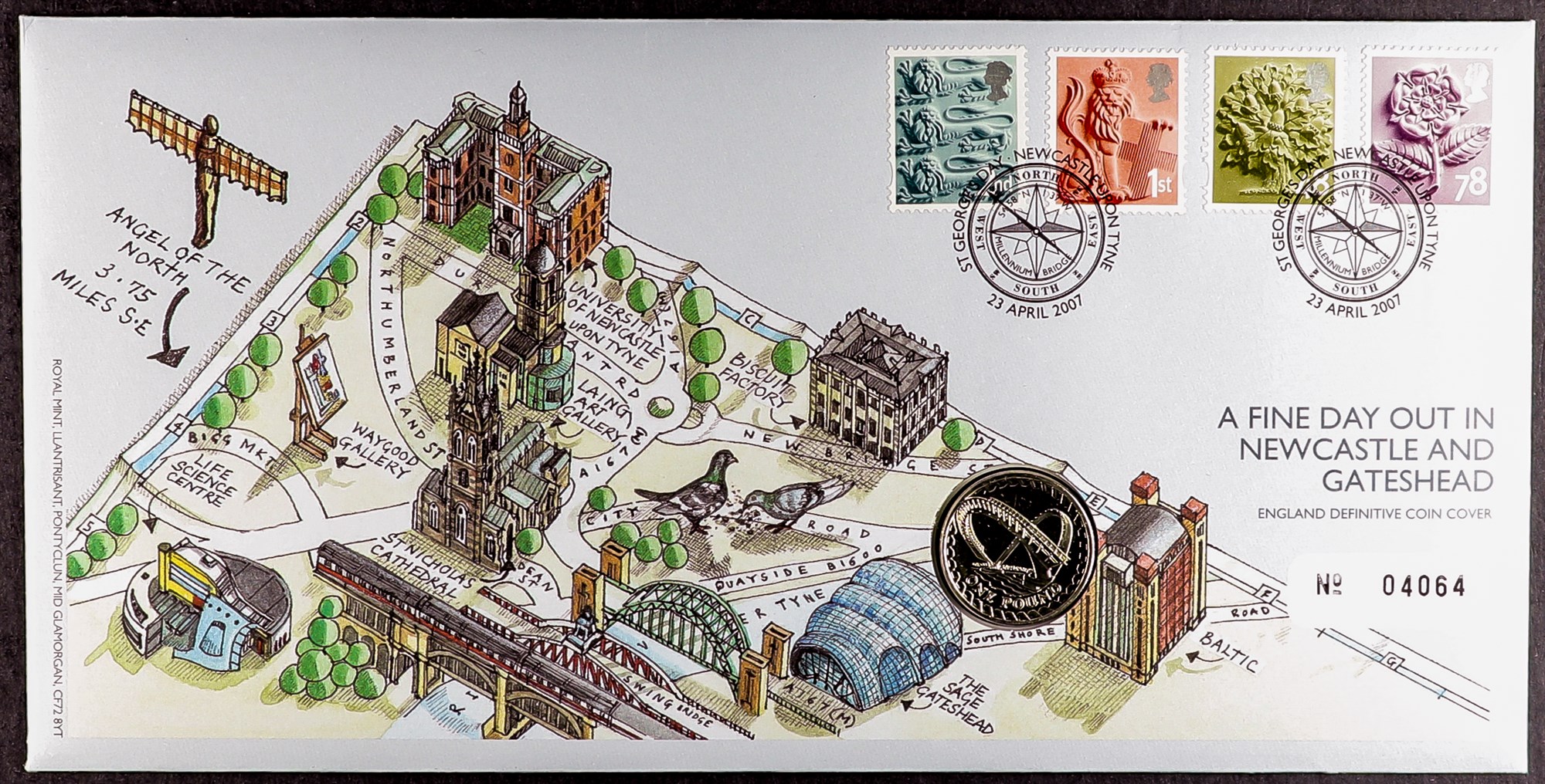 COLLECTIONS & ACCUMULATIONS COIN COVERS OF GREAT BRITAIN 1986-2010 Royal Mint special FDC's with - Image 10 of 21