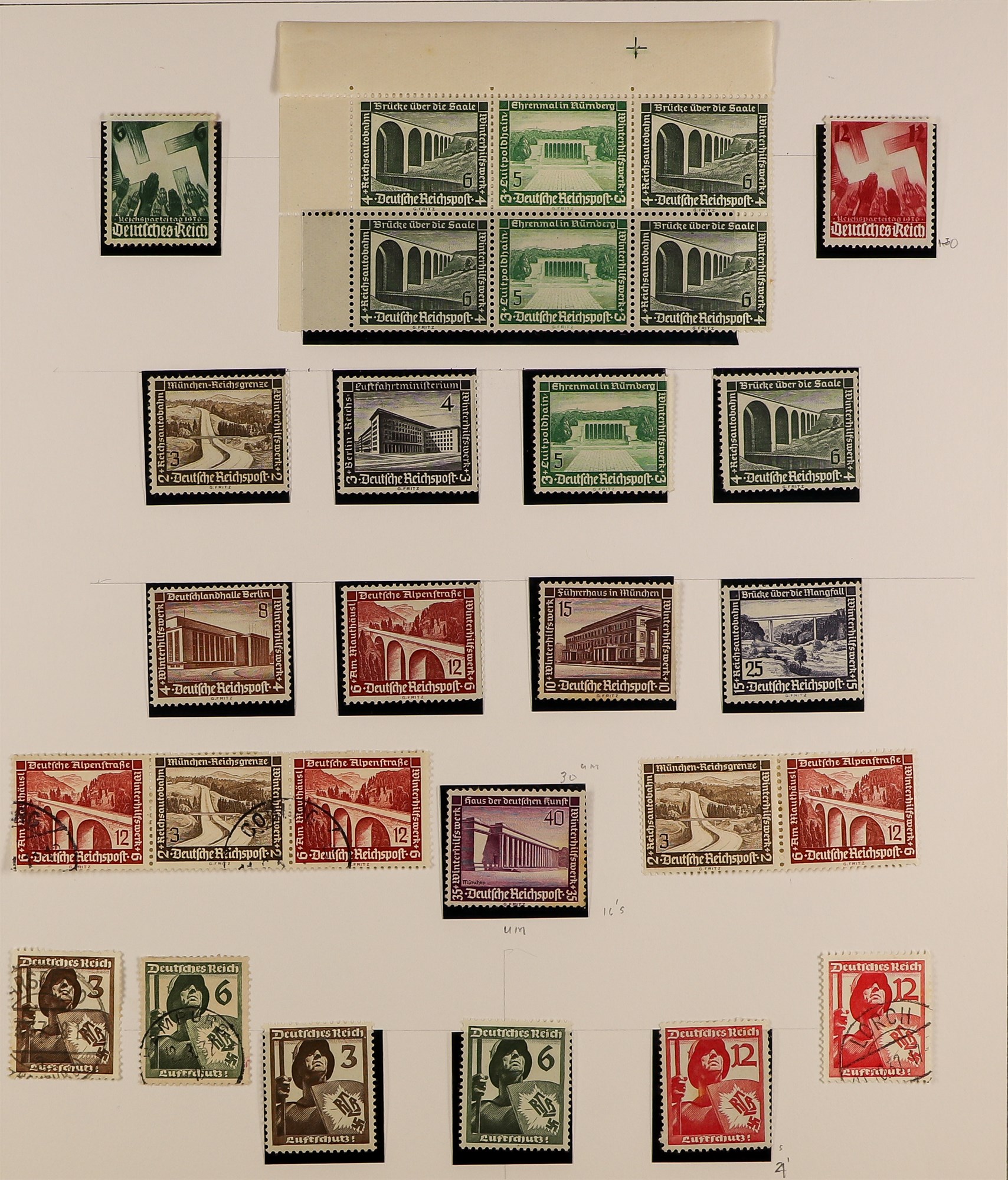 GERMANY 1922-59 COLLECTION of mint (much is never hinged) and used in an album, incl. 1926-31 Air - Image 15 of 38