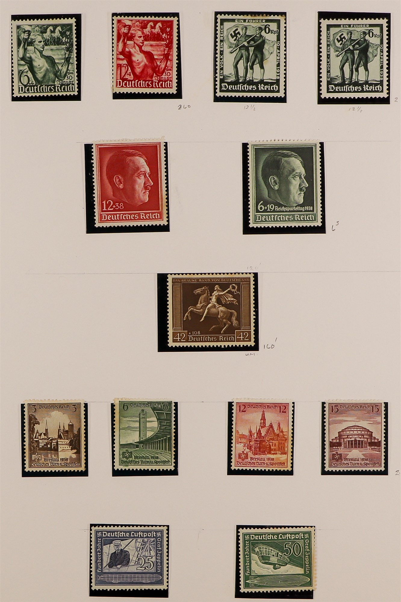 GERMANY 1922-59 COLLECTION of mint (much is never hinged) and used in an album, incl. 1926-31 Air - Image 19 of 38