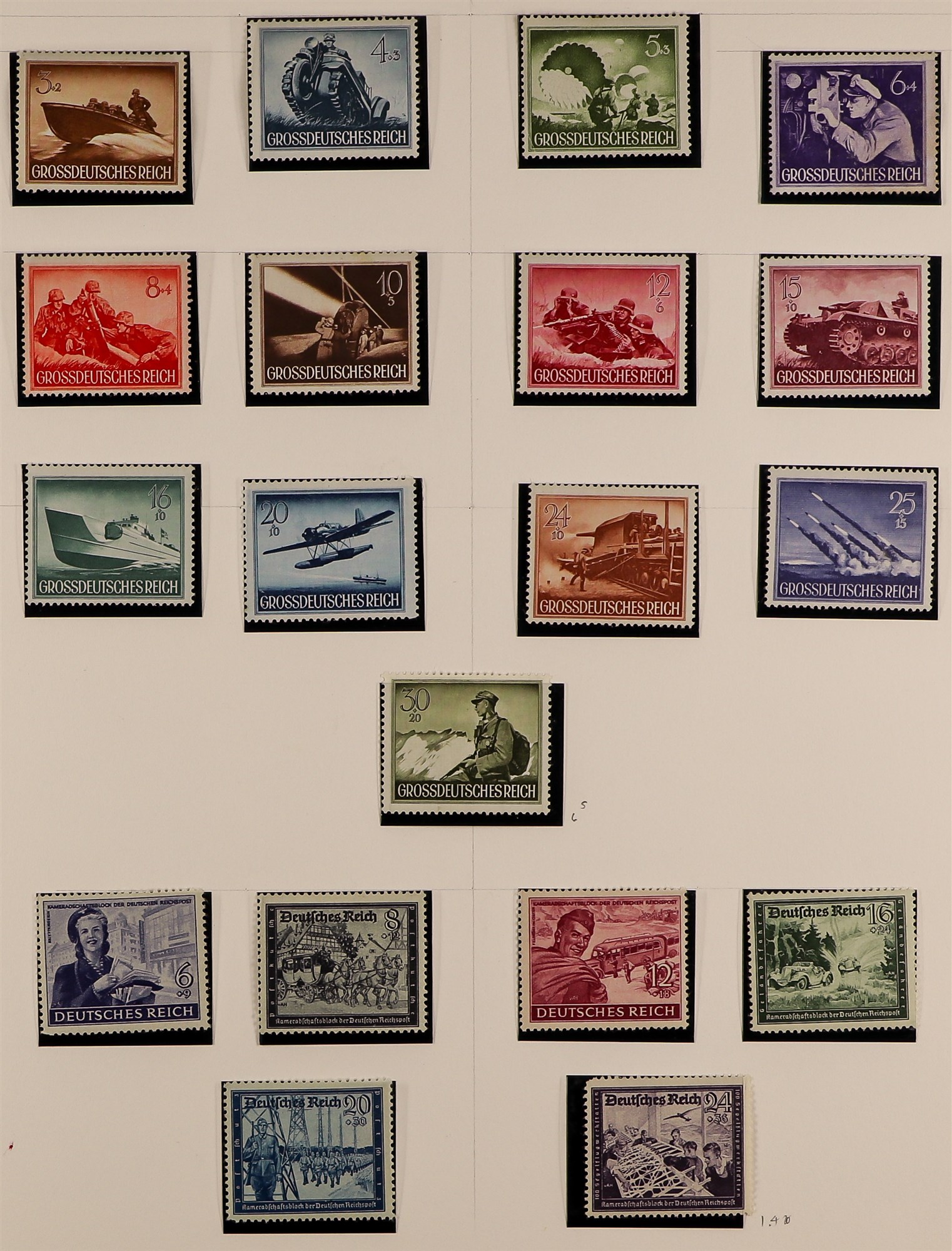 GERMANY 1922-59 COLLECTION of mint (much is never hinged) and used in an album, incl. 1926-31 Air - Image 26 of 38