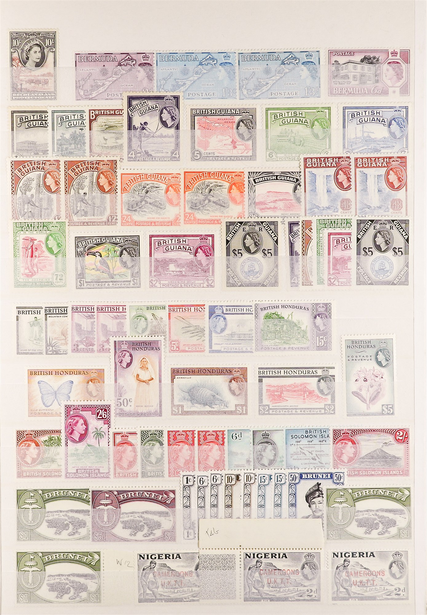 COLLECTIONS & ACCUMULATIONS COMMONWEALTH - QEII NEVER HINGED OR FINE MINT COLLECTION incl. Aden - Image 3 of 11