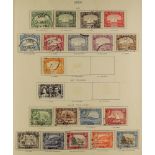 COLLECTIONS & ACCUMULATIONS KING GEORGE VI CROWN ALBUM a used collection incl. stronger Aden,
