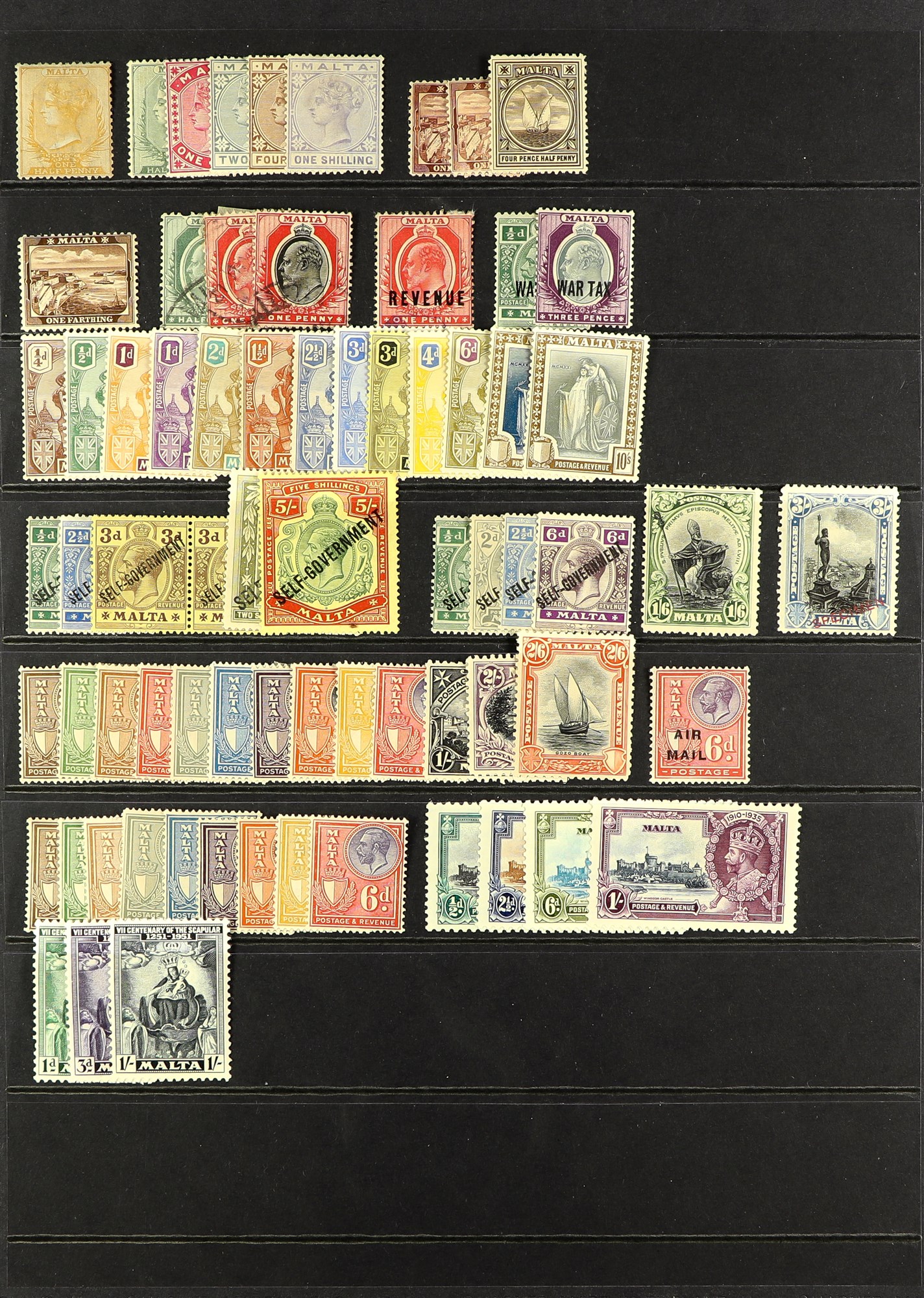 COLLECTIONS & ACCUMULATIONS BRITISH COMMONWEALTH a highly useful mint assembly on Hagner pages, with - Image 36 of 57