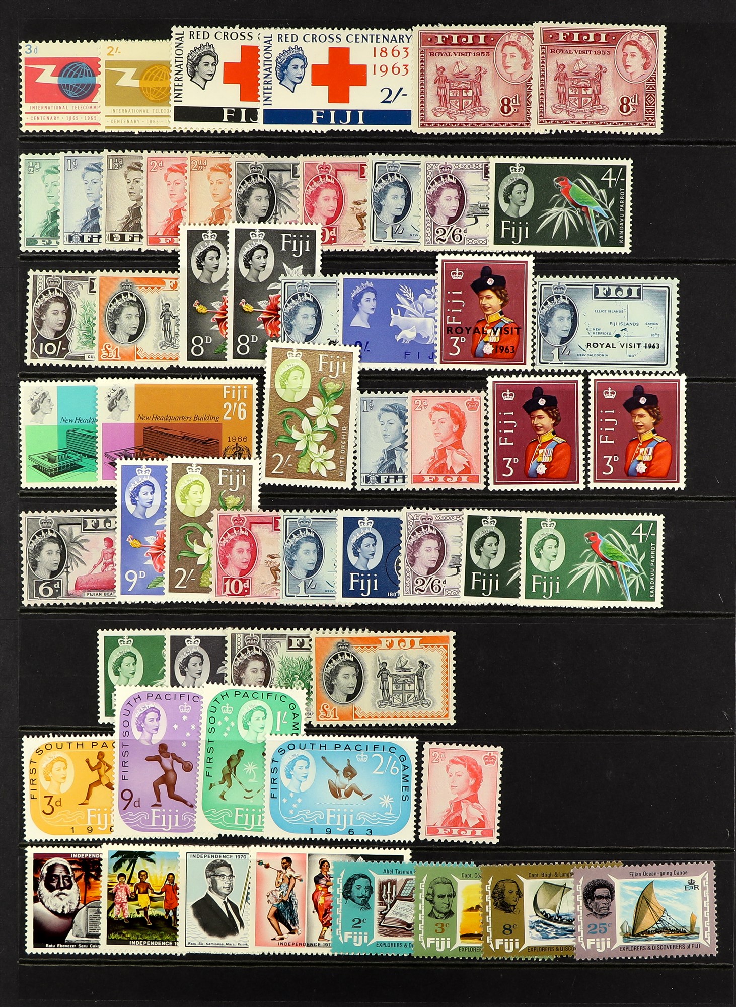 COLLECTIONS & ACCUMULATIONS BRITISH COMMONWEALTH a highly useful mint assembly on Hagner pages, with - Image 24 of 57