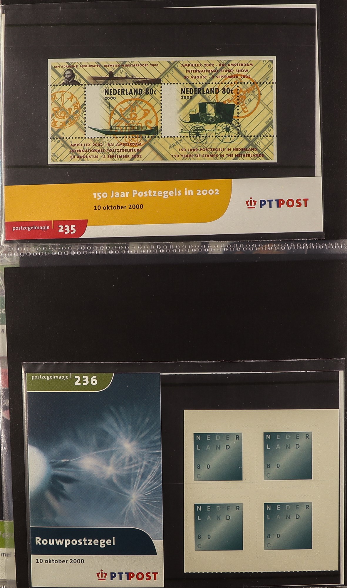 NETHERLANDS 1960's-2000's NEVER HINGED MINT ISSUES with PTT new issue stamp folders, presentation - Image 12 of 13