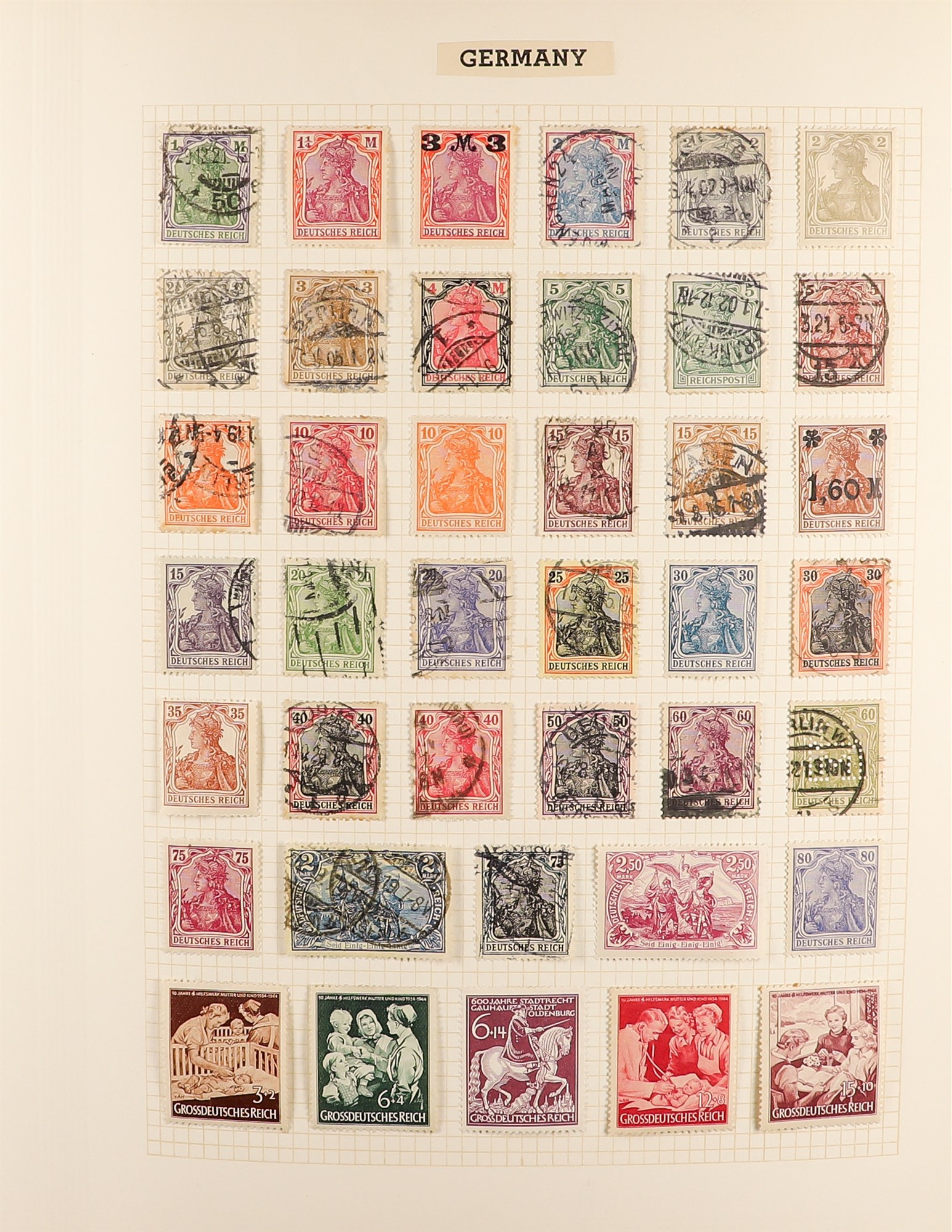 COLLECTIONS & ACCUMULATIONS WORLD "G" COUNTRIES IN AN ALBUM with mint and used incl. Germany incl. - Image 2 of 18