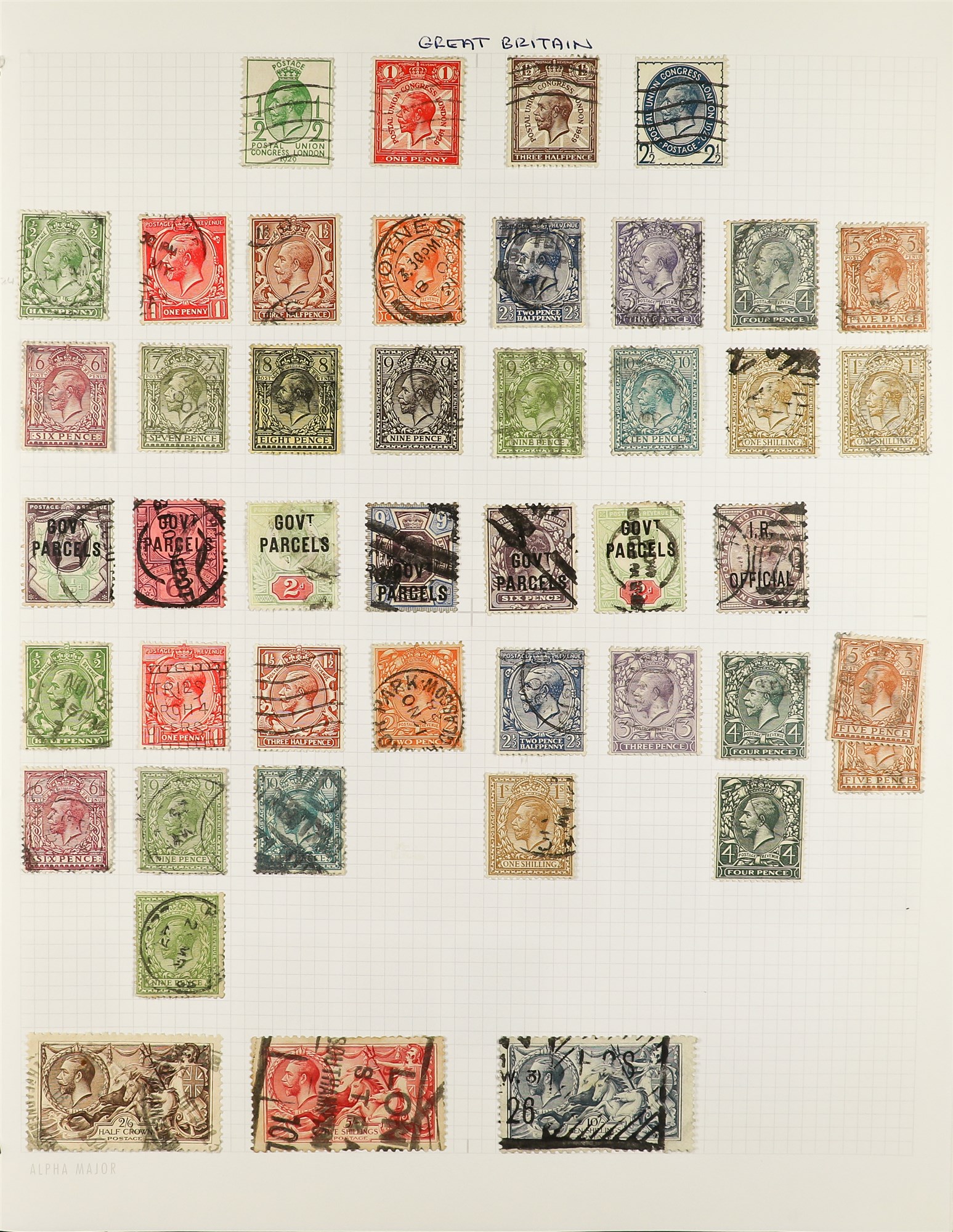 GREAT BRITAIN 1860's-1990's COLLECTION in an album, with many 1d red plate numbers to 225, various - Image 6 of 10