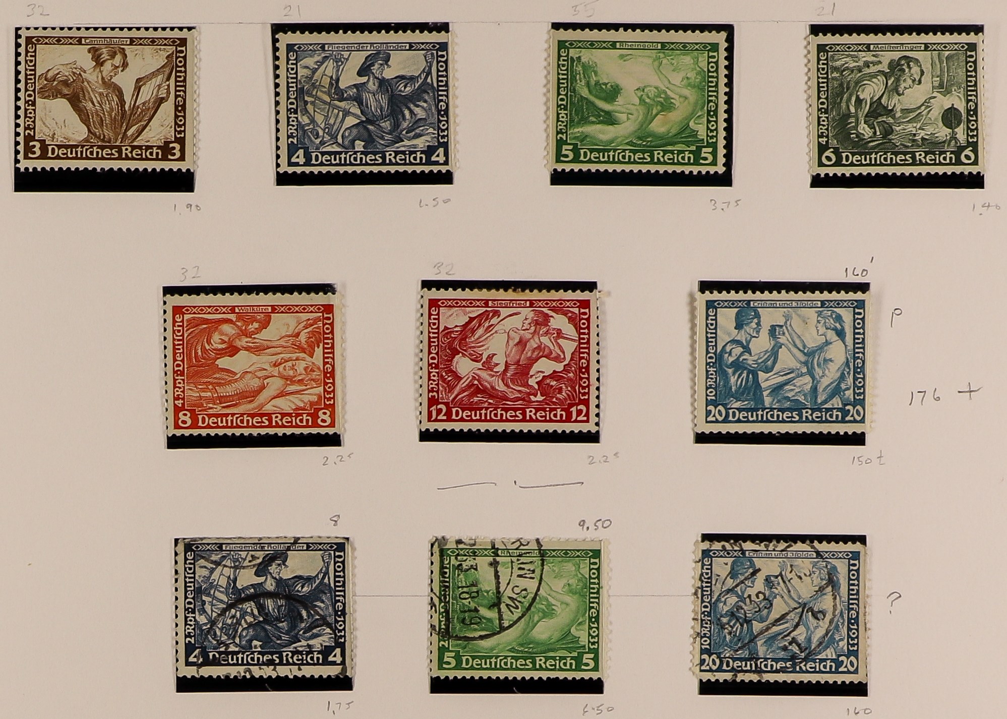 GERMANY 1922-59 COLLECTION of mint (much is never hinged) and used in an album, incl. 1926-31 Air - Image 8 of 38