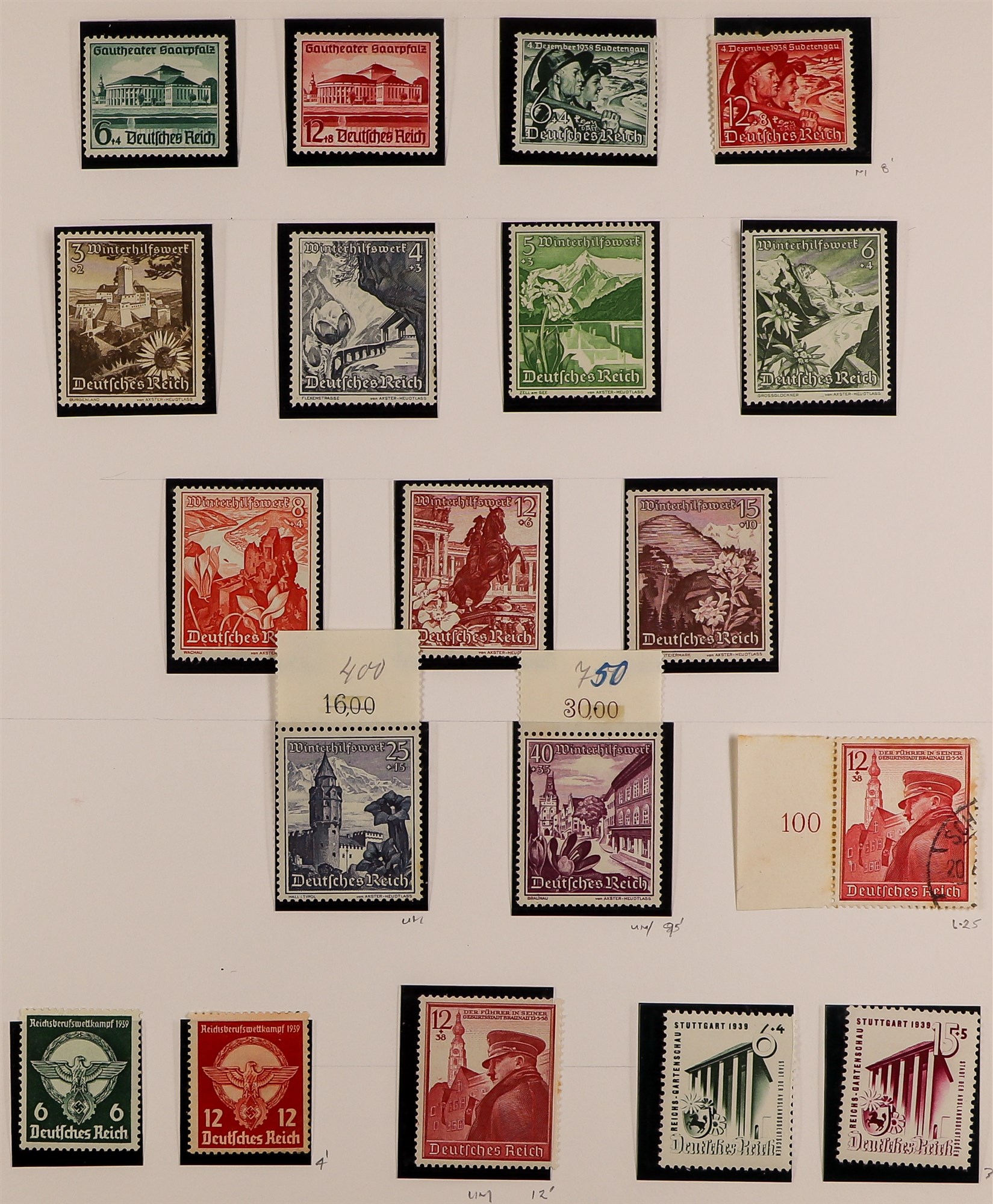 GERMANY 1922-59 COLLECTION of mint (much is never hinged) and used in an album, incl. 1926-31 Air - Image 22 of 38