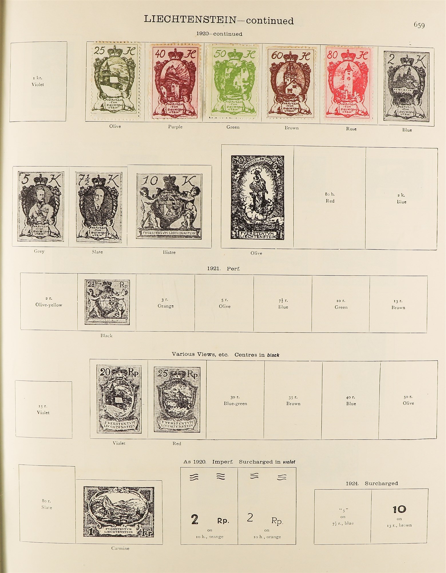 COLLECTIONS & ACCUMULATIONS PAIR OF S.G. NEW IDEAL ALBUMS for Foreign countries to 1936, with a - Image 6 of 11