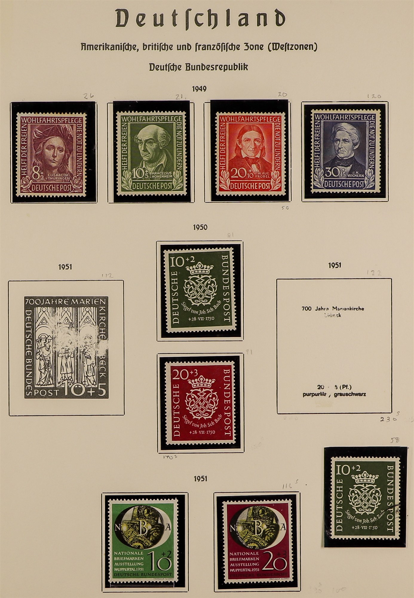 GERMANY 1922-59 COLLECTION of mint (much is never hinged) and used in an album, incl. 1926-31 Air - Image 29 of 38