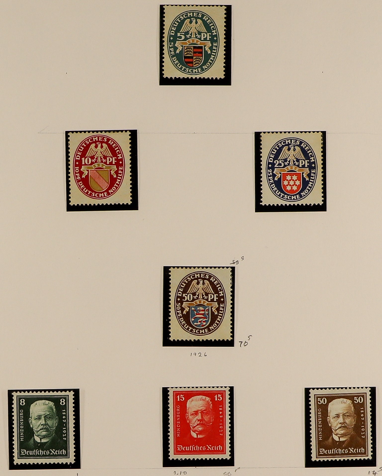 GERMANY 1922-59 COLLECTION of mint (much is never hinged) and used in an album, incl. 1926-31 Air - Image 4 of 38