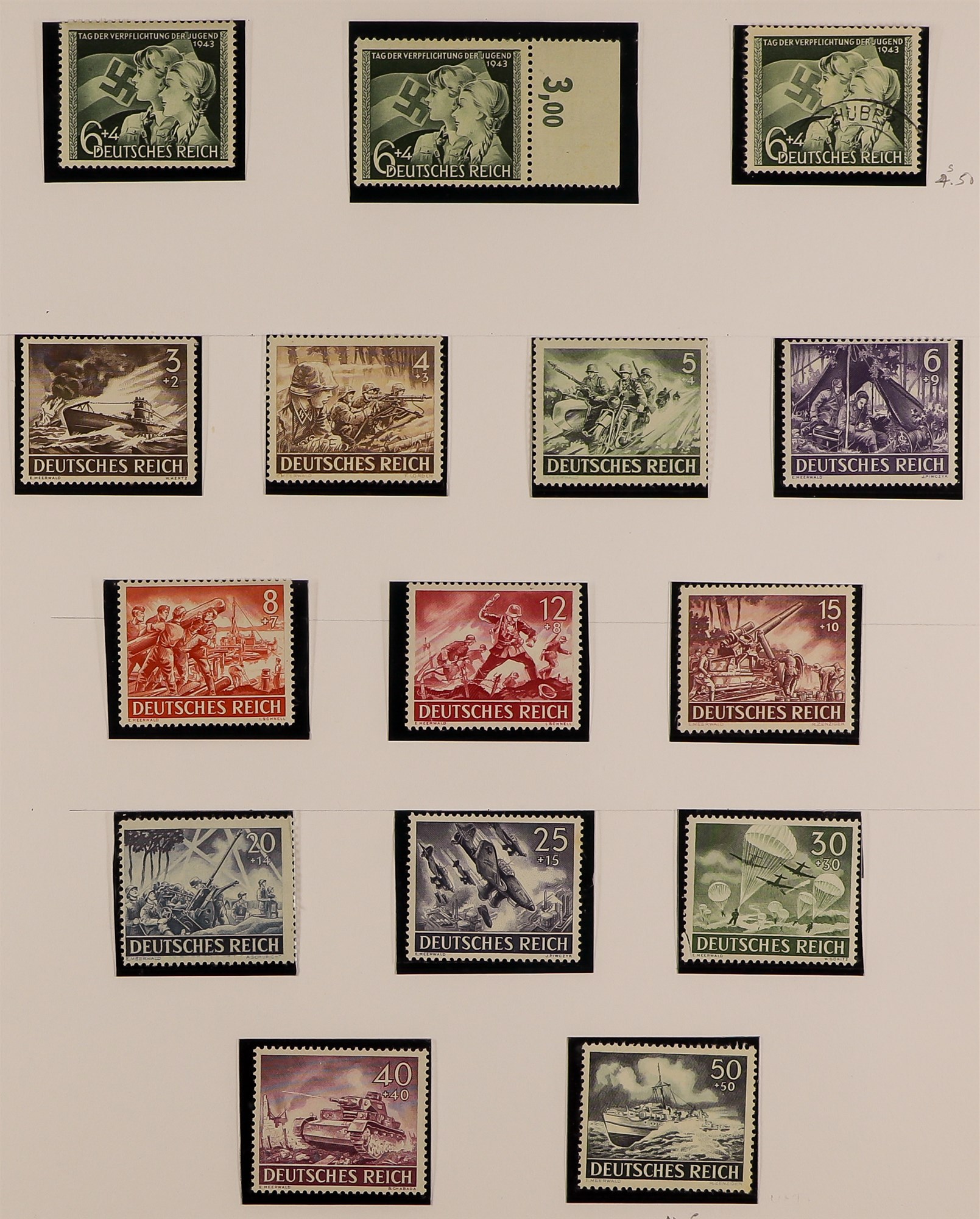 GERMANY 1922-59 COLLECTION of mint (much is never hinged) and used in an album, incl. 1926-31 Air - Image 25 of 38