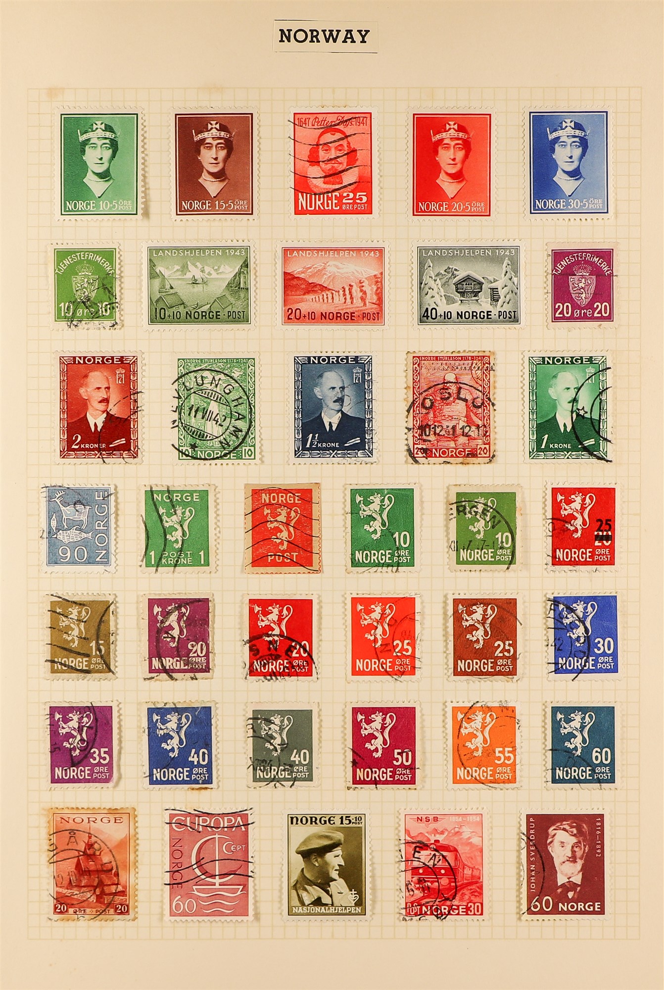 COLLECTIONS & ACCUMULATIONS WORLD "N" TO "P" COUNTRIES IN AN ALBUM with mint and used incl. - Image 12 of 21