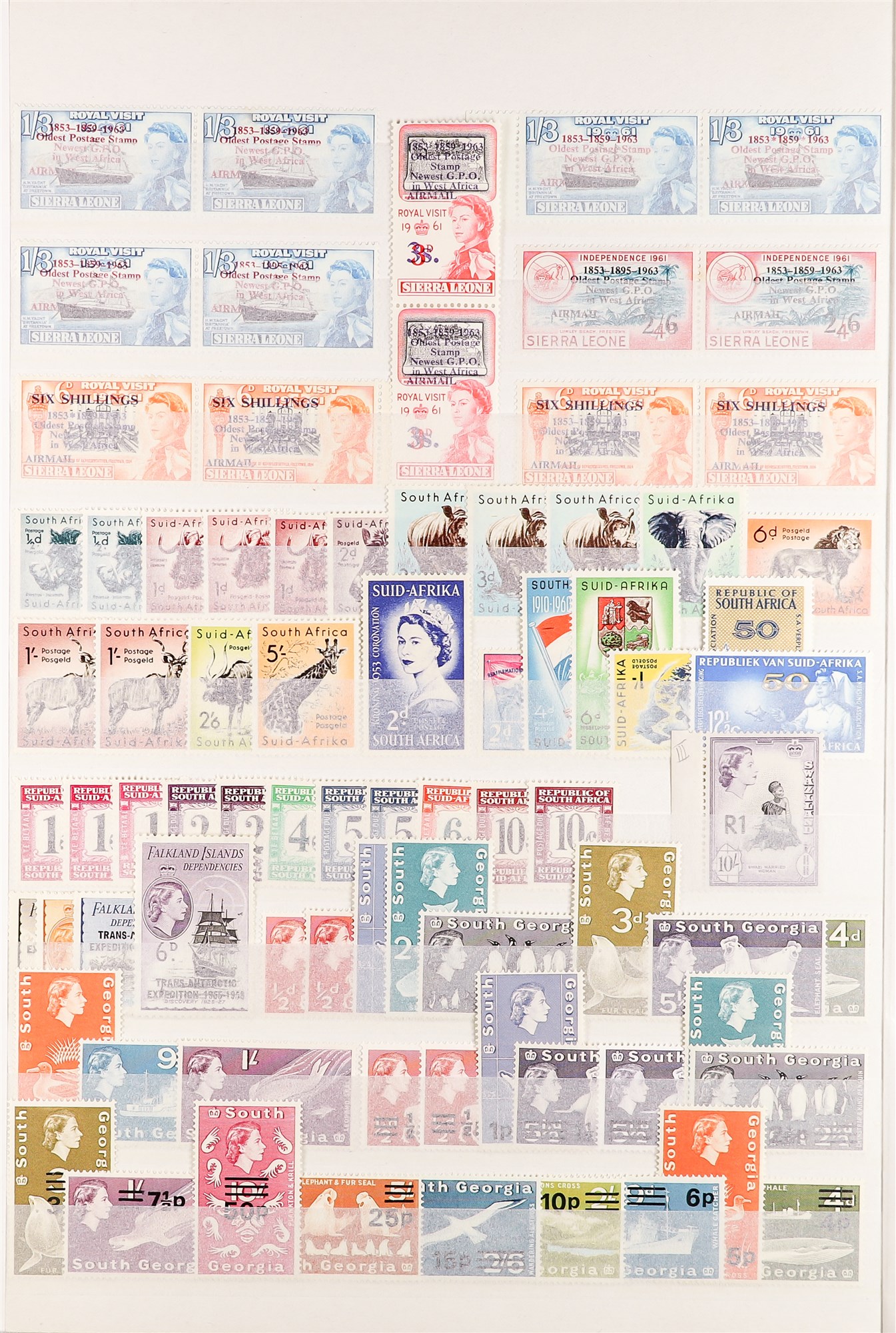 COLLECTIONS & ACCUMULATIONS COMMONWEALTH - QEII NEVER HINGED OR FINE MINT COLLECTION incl. Aden - Image 10 of 11