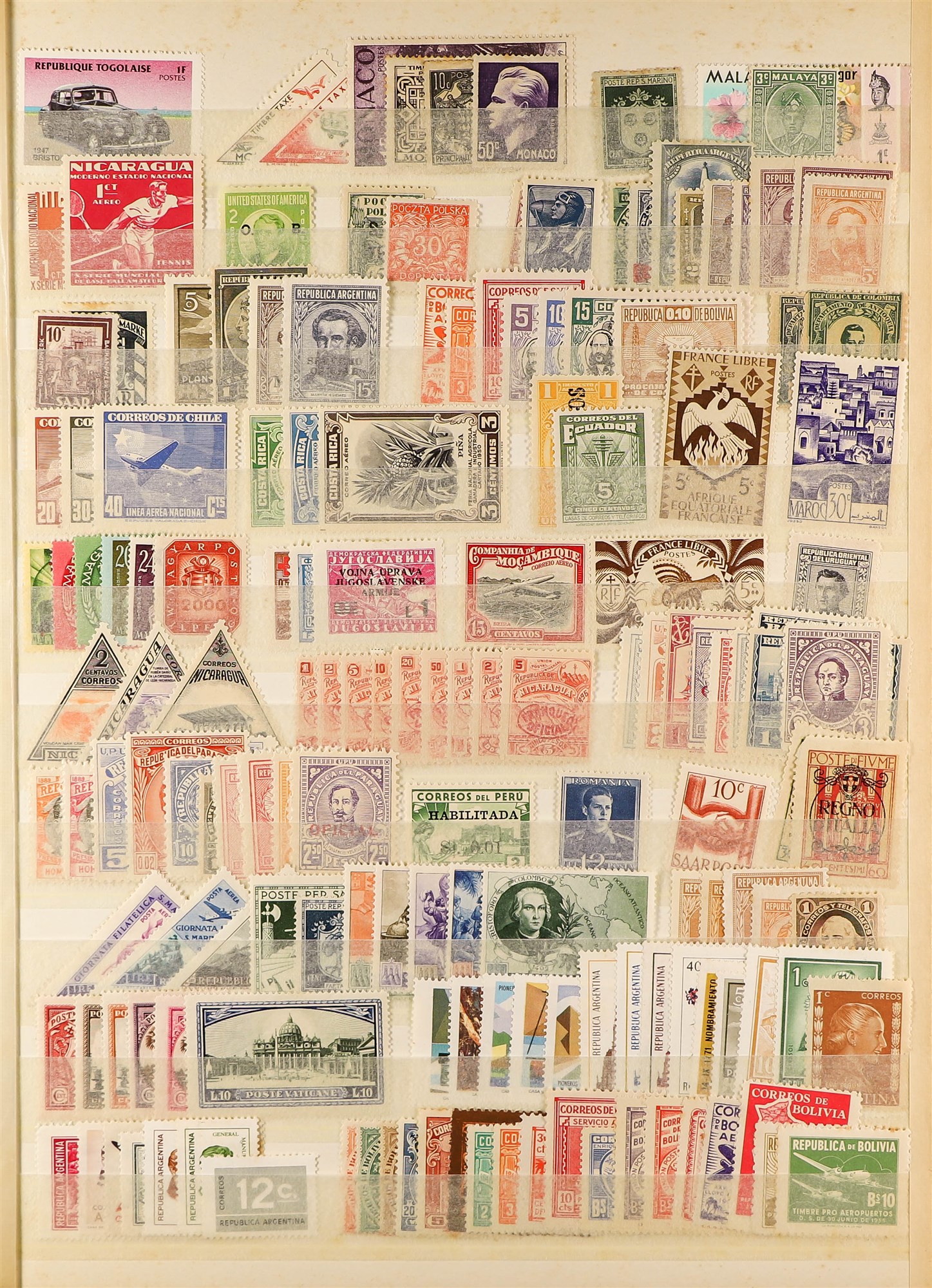 COLLECTIONS & ACCUMULATIONS WORLD RANGES of mint or later never hinged, with late 19th Century to - Image 11 of 27