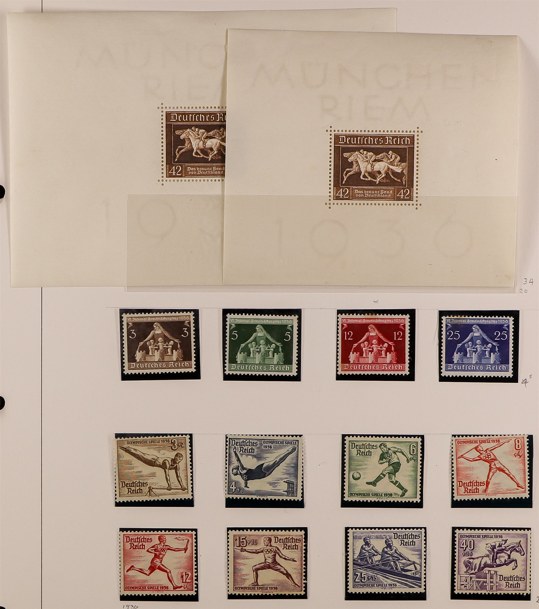 GERMANY 1922-59 COLLECTION of mint (much is never hinged) and used in an album, incl. 1926-31 Air - Image 18 of 38