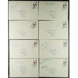 FOOTBALL - 1966 ENGLAND WORLD CUP WINNERS FDCs WITH AUTOGRAPHS. 7 First Day Covers with all the