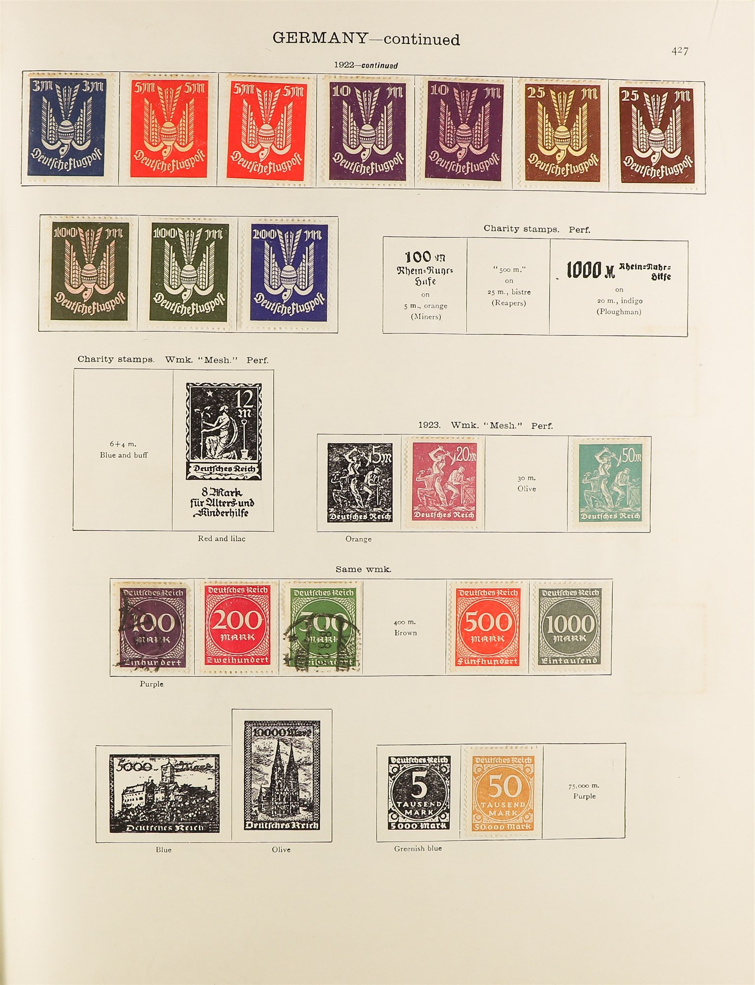 COLLECTIONS & ACCUMULATIONS PAIR OF S.G. NEW IDEAL ALBUMS for Foreign countries to 1936, with a - Image 5 of 11