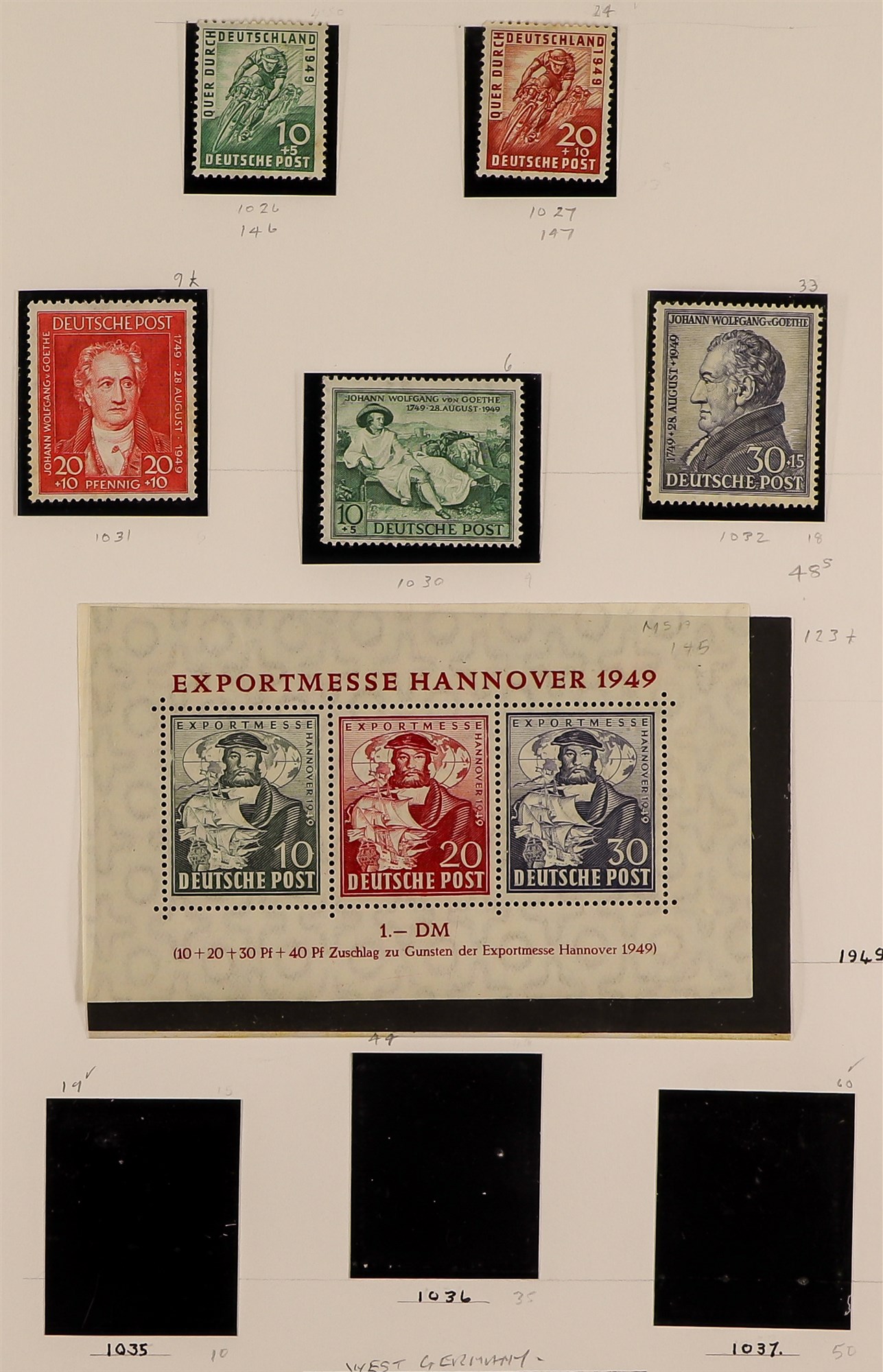 GERMANY 1922-59 COLLECTION of mint (much is never hinged) and used in an album, incl. 1926-31 Air - Image 32 of 38