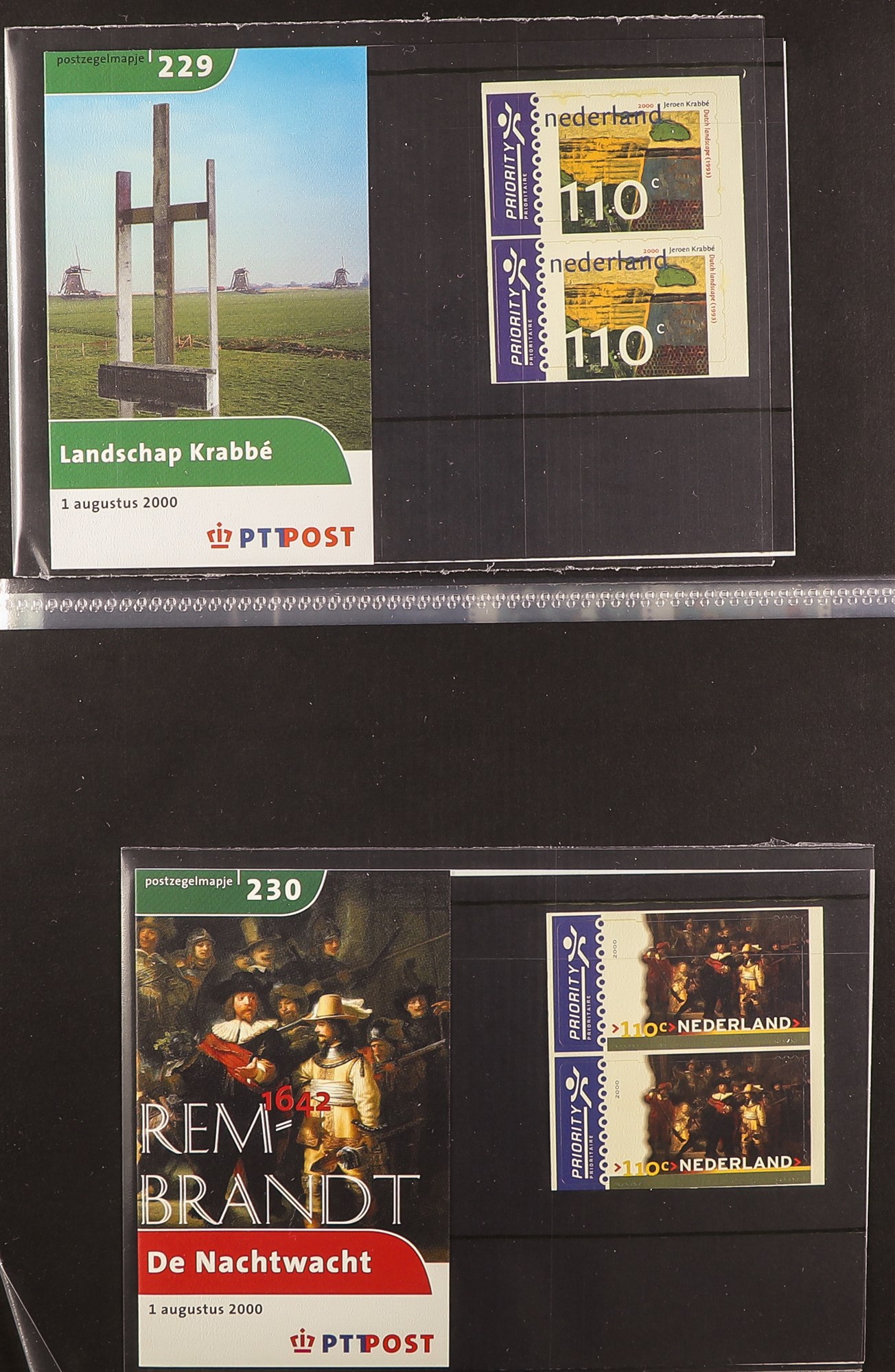 NETHERLANDS 1960's-2000's NEVER HINGED MINT ISSUES with PTT new issue stamp folders, presentation - Image 11 of 13