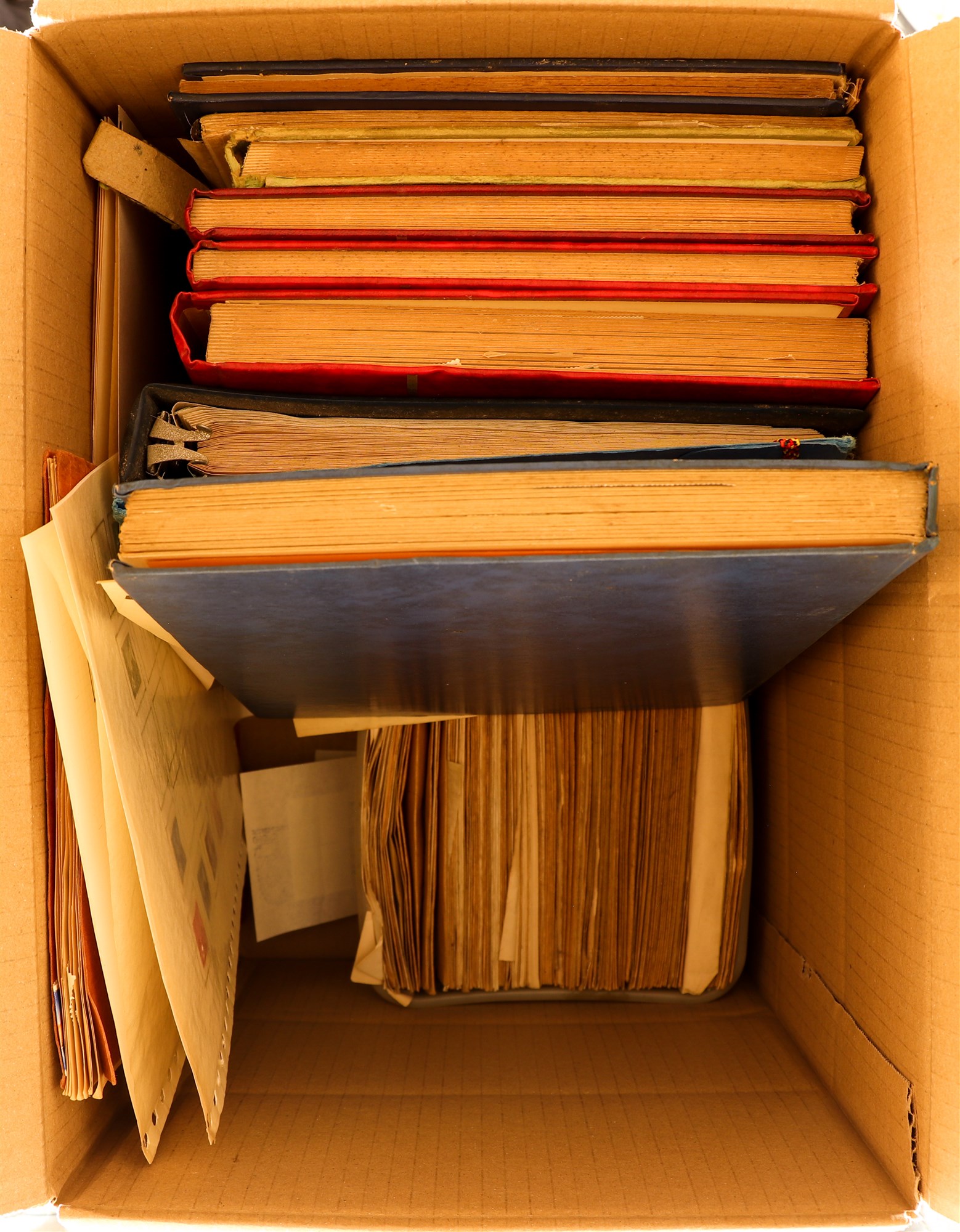 COLLECTIONS & ACCUMULATIONS WORLD MESSY ACCUMULATION IN TWO BOXES various in albums and stockbooks - Image 3 of 3