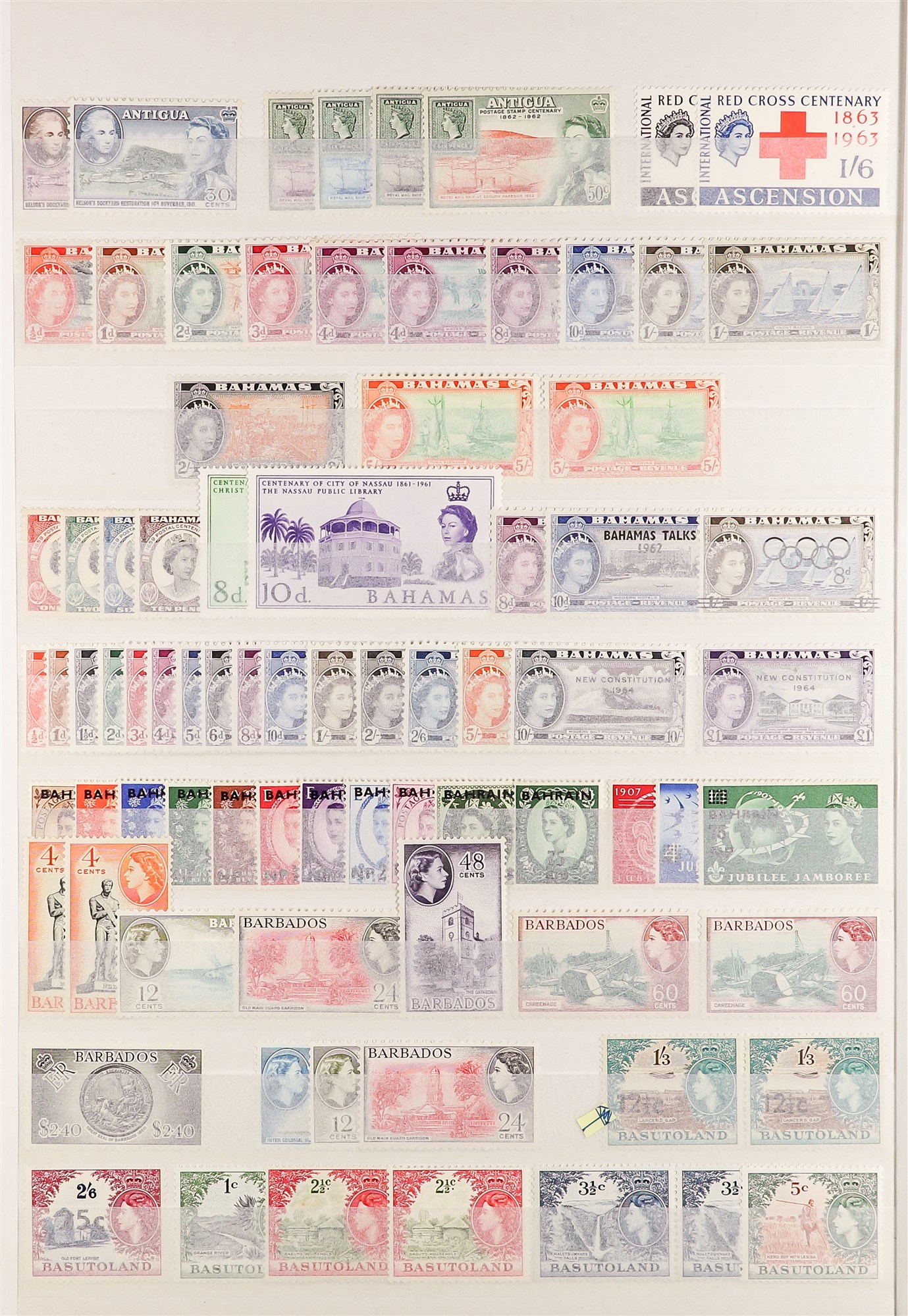 COLLECTIONS & ACCUMULATIONS COMMONWEALTH - QEII NEVER HINGED OR FINE MINT COLLECTION incl. Aden - Image 2 of 11