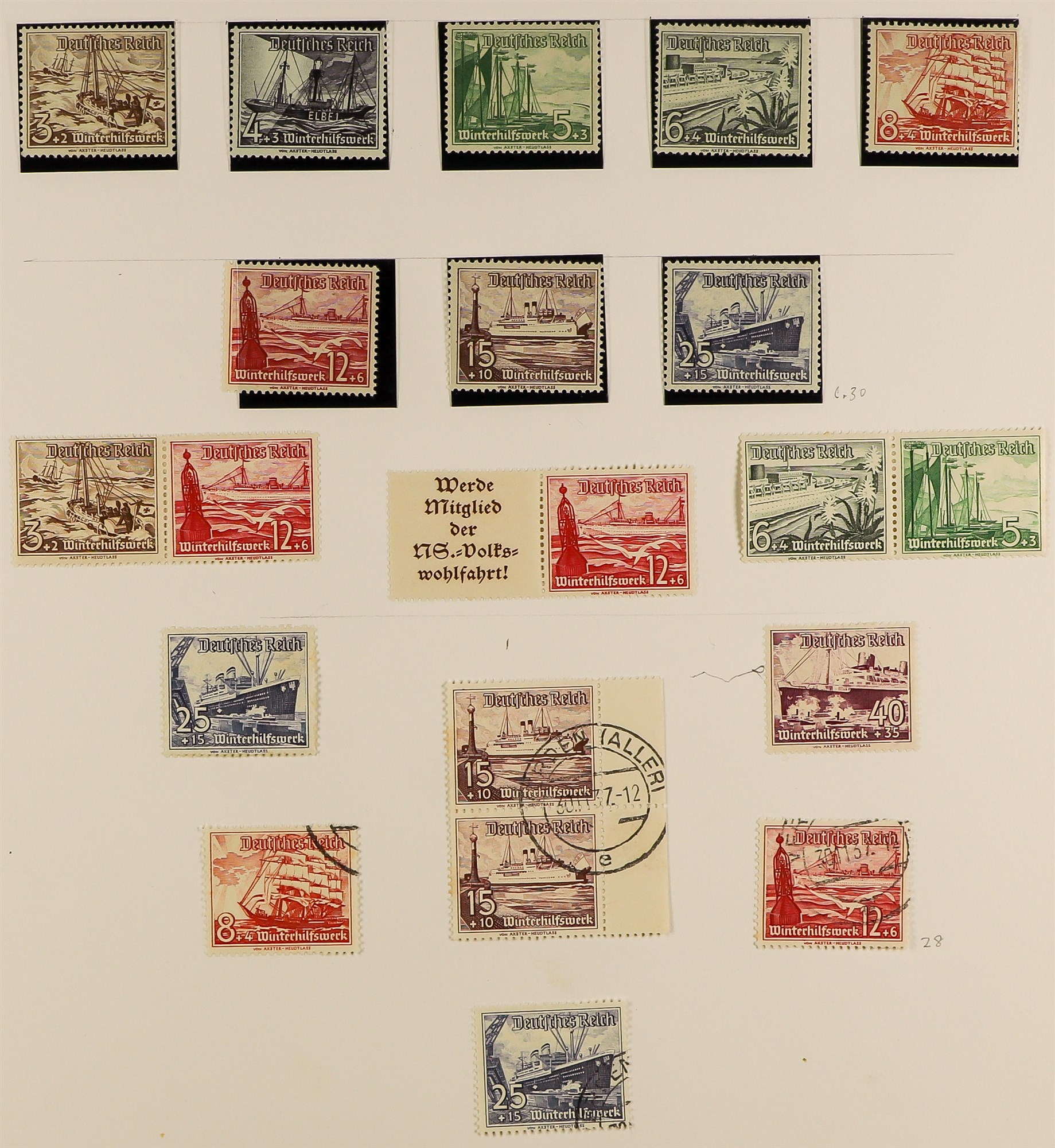 GERMANY 1922-59 COLLECTION of mint (much is never hinged) and used in an album, incl. 1926-31 Air - Image 16 of 38