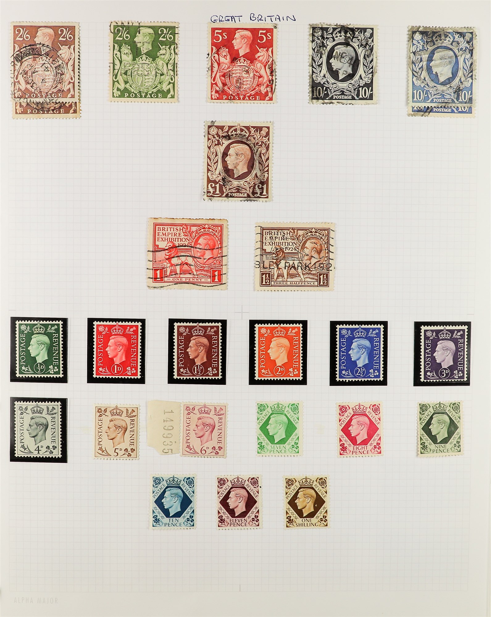 GREAT BRITAIN 1860's-1990's COLLECTION in an album, with many 1d red plate numbers to 225, various - Image 7 of 10