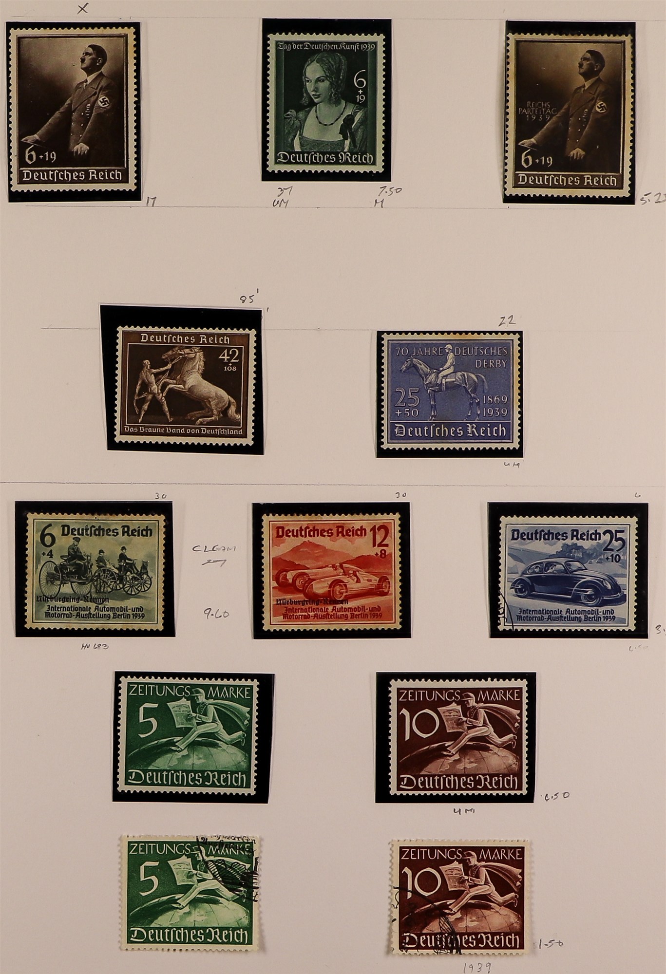 GERMANY 1922-59 COLLECTION of mint (much is never hinged) and used in an album, incl. 1926-31 Air - Image 23 of 38