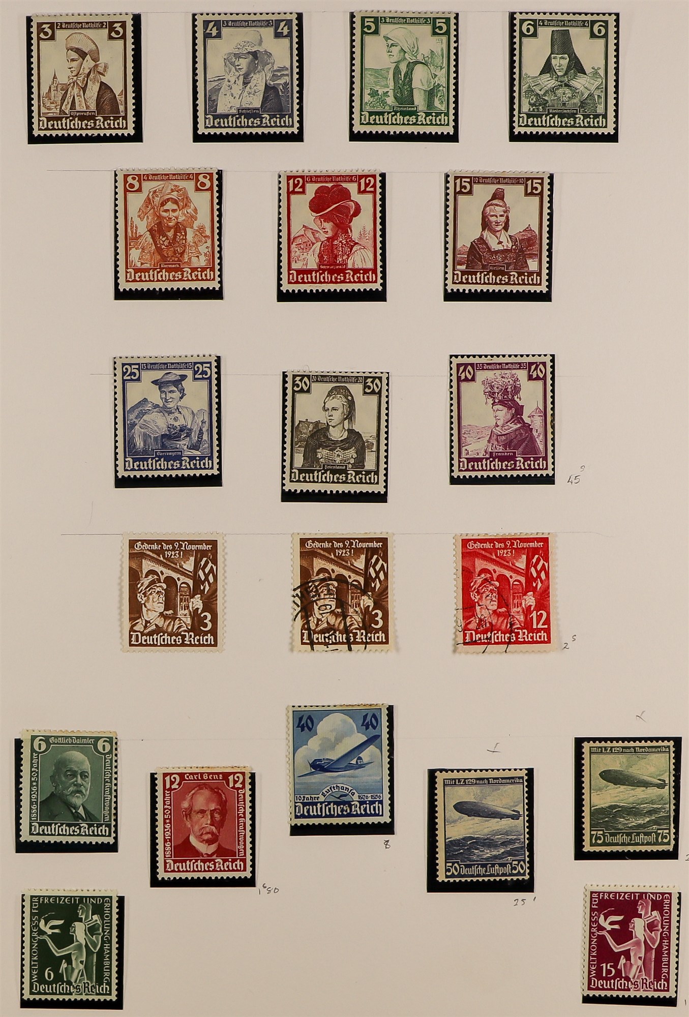 GERMANY 1922-59 COLLECTION of mint (much is never hinged) and used in an album, incl. 1926-31 Air - Image 14 of 38