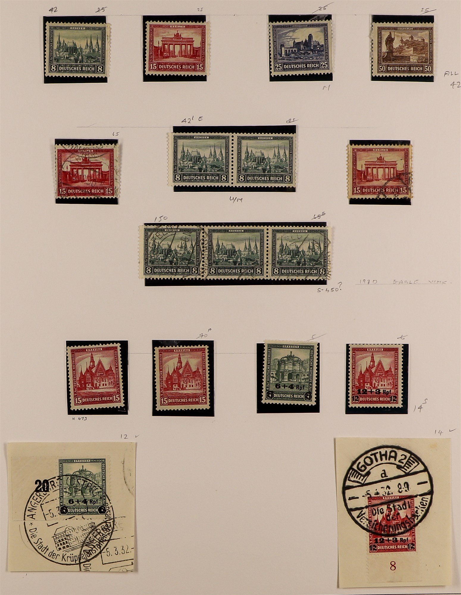 GERMANY 1922-59 COLLECTION of mint (much is never hinged) and used in an album, incl. 1926-31 Air - Image 7 of 38