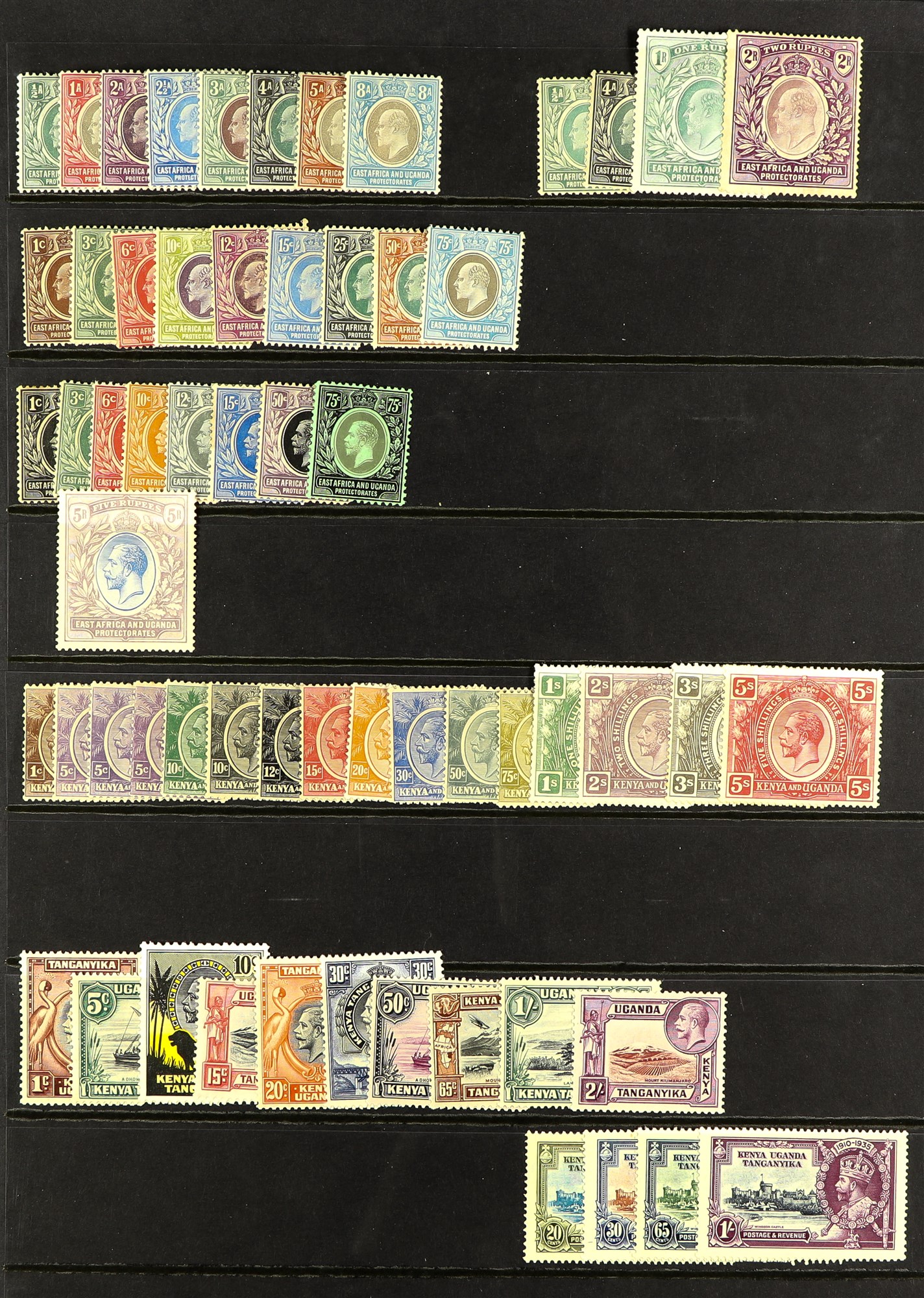 COLLECTIONS & ACCUMULATIONS BRITISH COMMONWEALTH a highly useful mint assembly on Hagner pages, with - Image 34 of 57