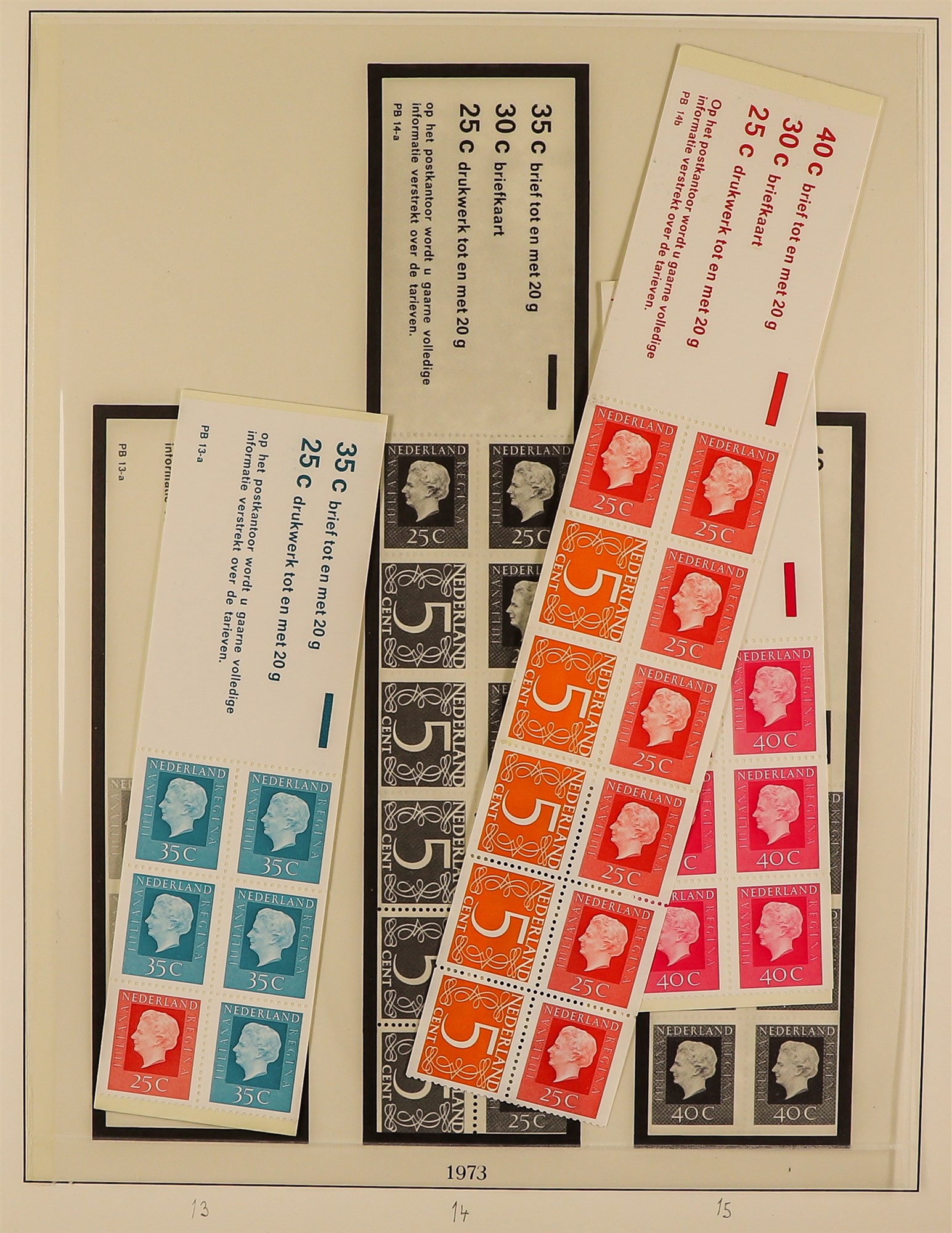 NETHERLANDS 1960's-2000's NEVER HINGED MINT ISSUES with PTT new issue stamp folders, presentation - Image 7 of 13