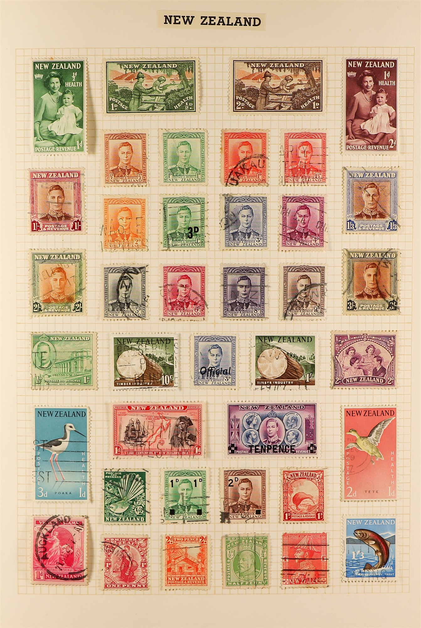 COLLECTIONS & ACCUMULATIONS WORLD "N" TO "P" COUNTRIES IN AN ALBUM with mint and used incl. - Image 3 of 21