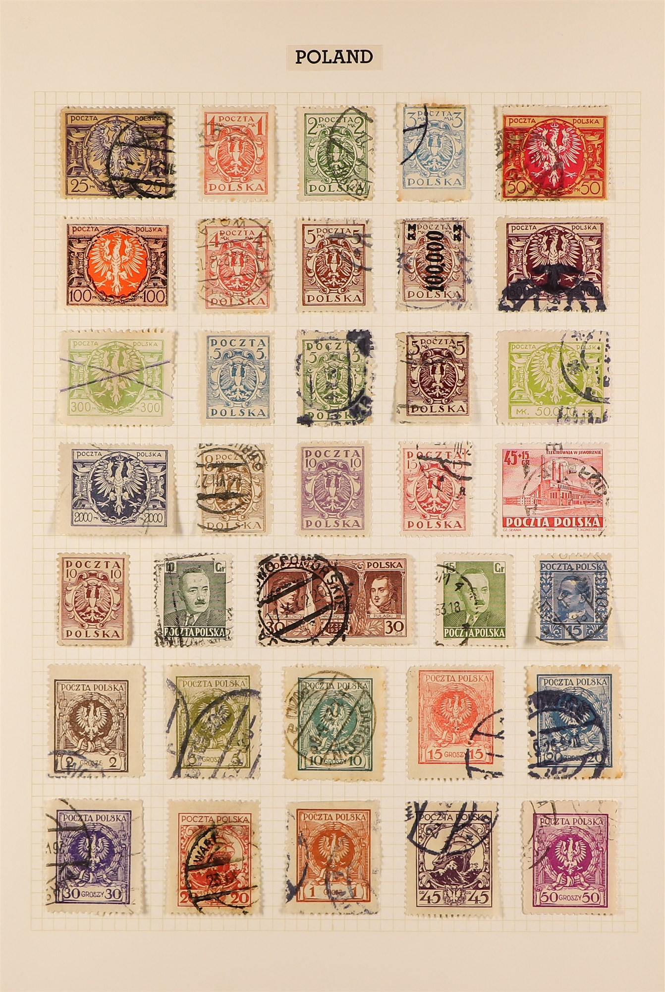 COLLECTIONS & ACCUMULATIONS WORLD "N" TO "P" COUNTRIES IN AN ALBUM with mint and used incl. - Image 17 of 21